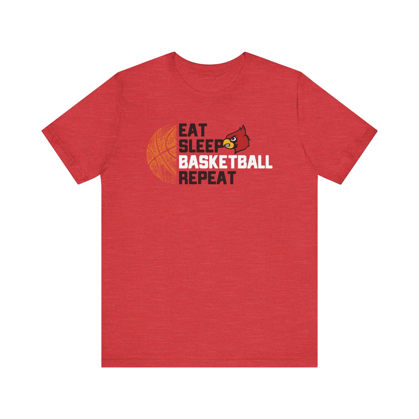Eat Sleep Basketball Repeat - Bella + Canvas Short Sleeve Tee