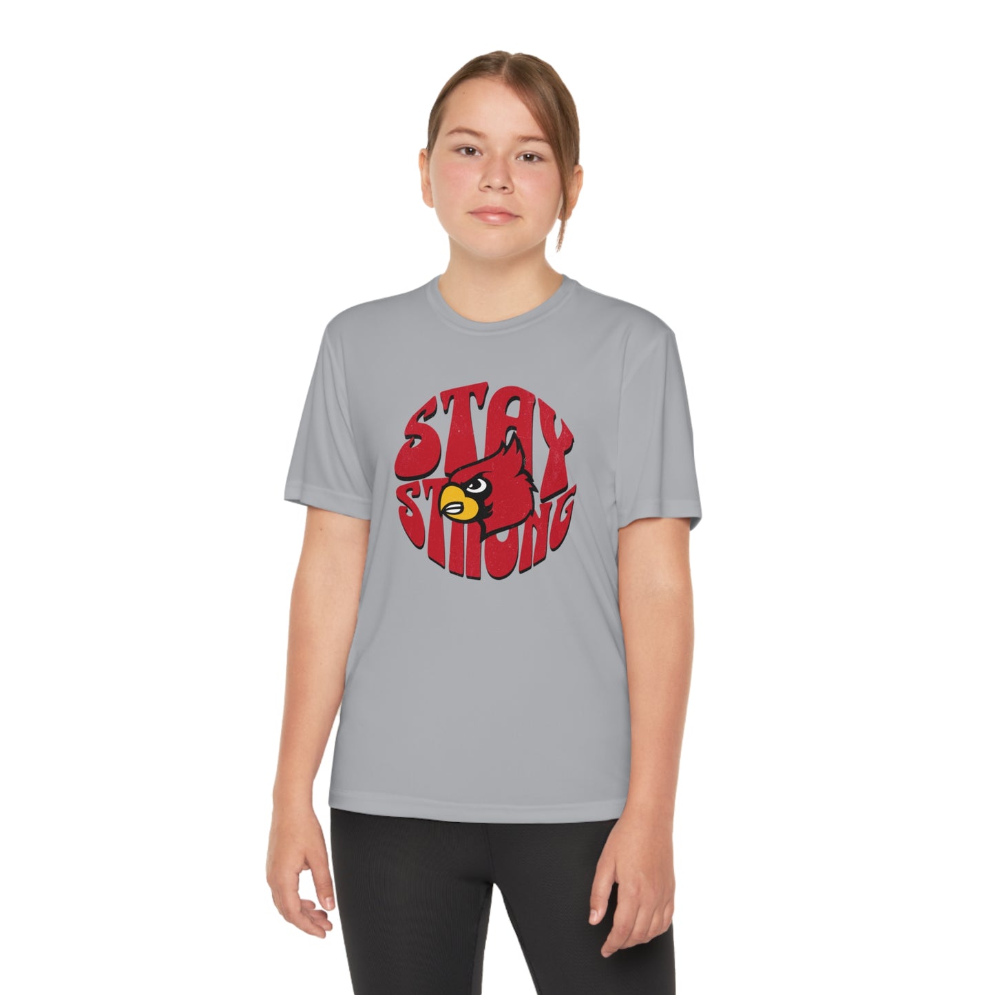 Stay Strong Cardinal - Youth Sport-Tek® Competitor™ Tee