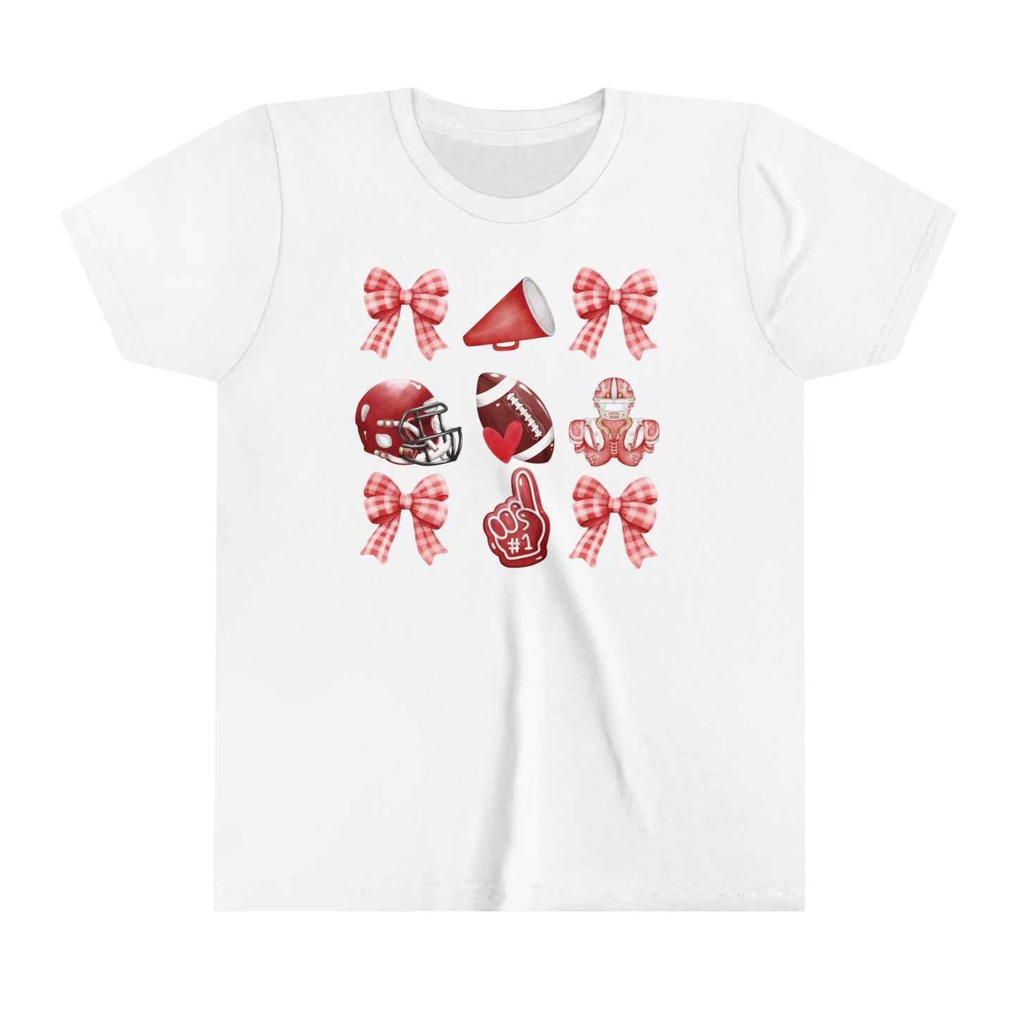 Football Coquette - Bella + Canvas Youth Tee