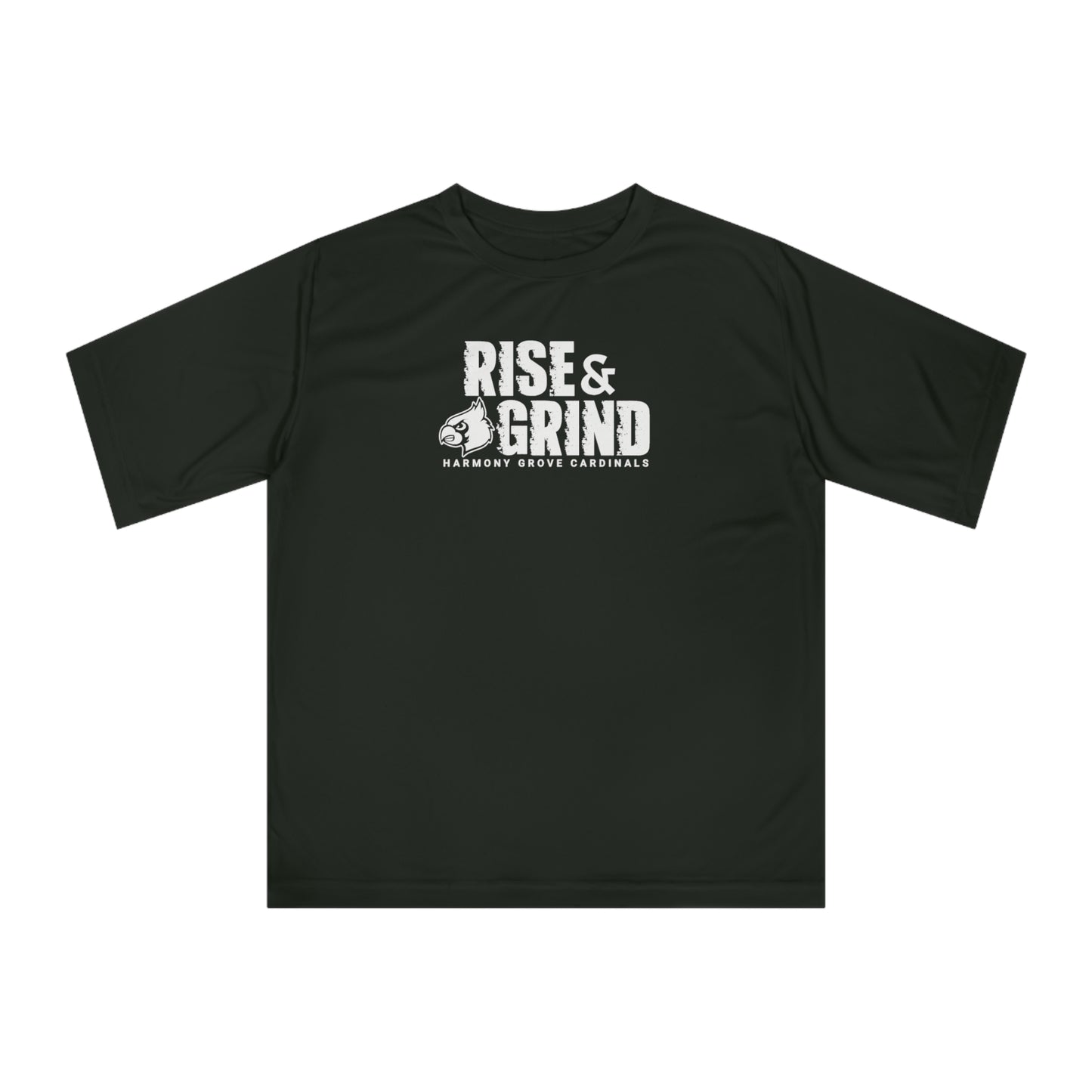 Cardinal Rise and Grind - Unisex Zone Performance T-shirt