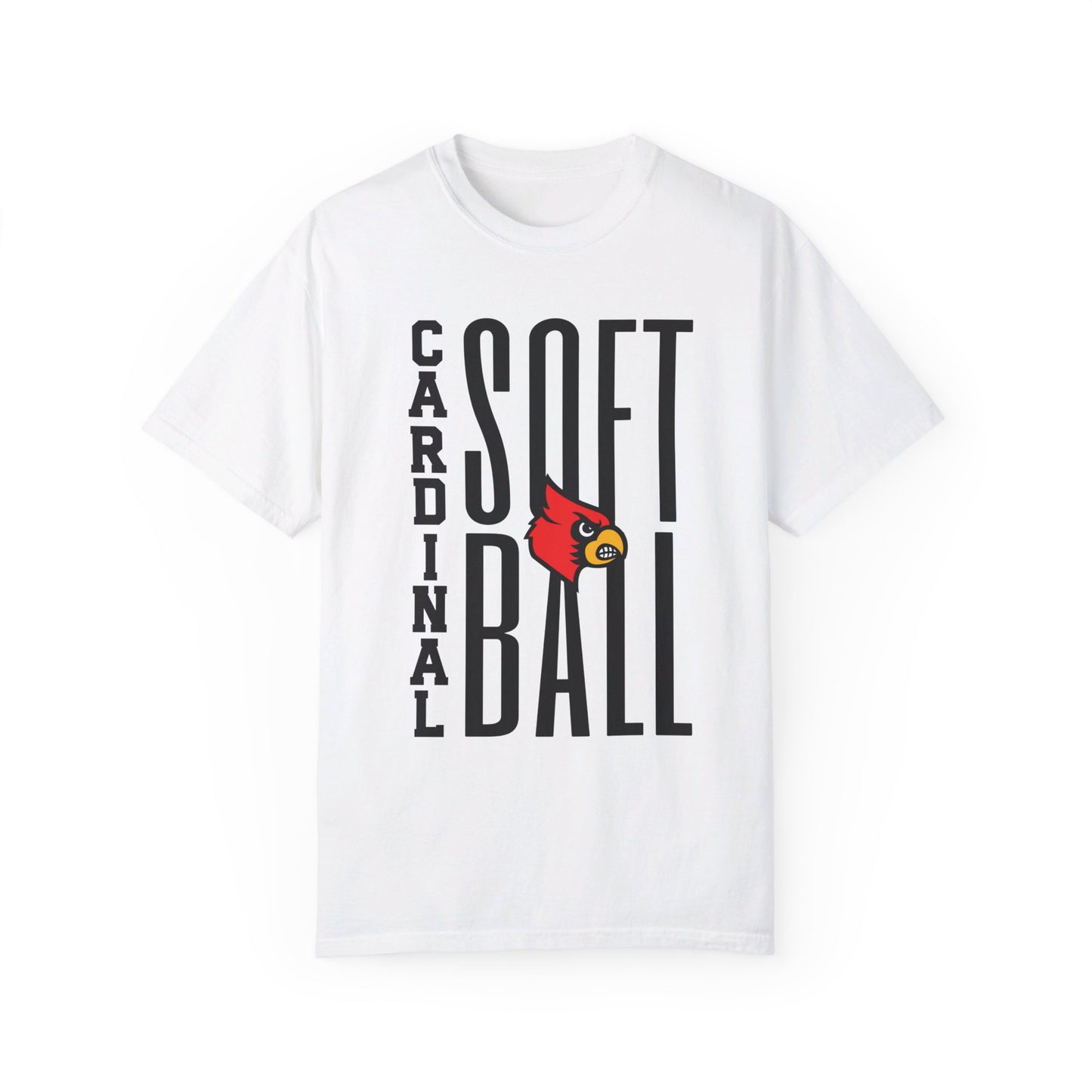 Cardinal Softball - Comfort Colors T-shirt
