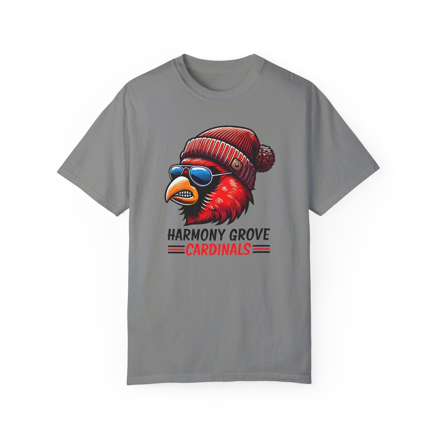 Hipster Harmony Grove Cardinals - Comfort Colors T-shirt