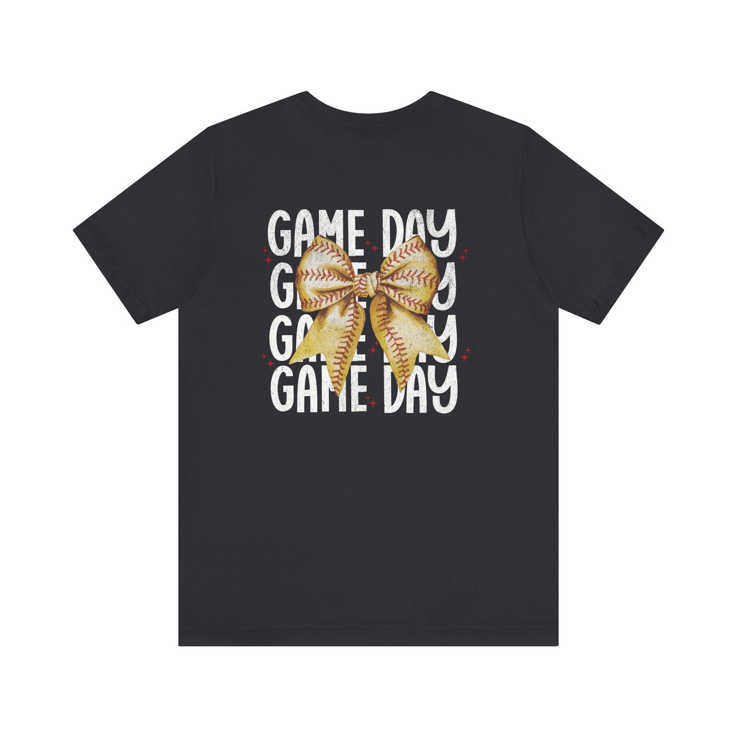 Game Day Softball Coquette - Bella + Canvas Short Sleeve Tee
