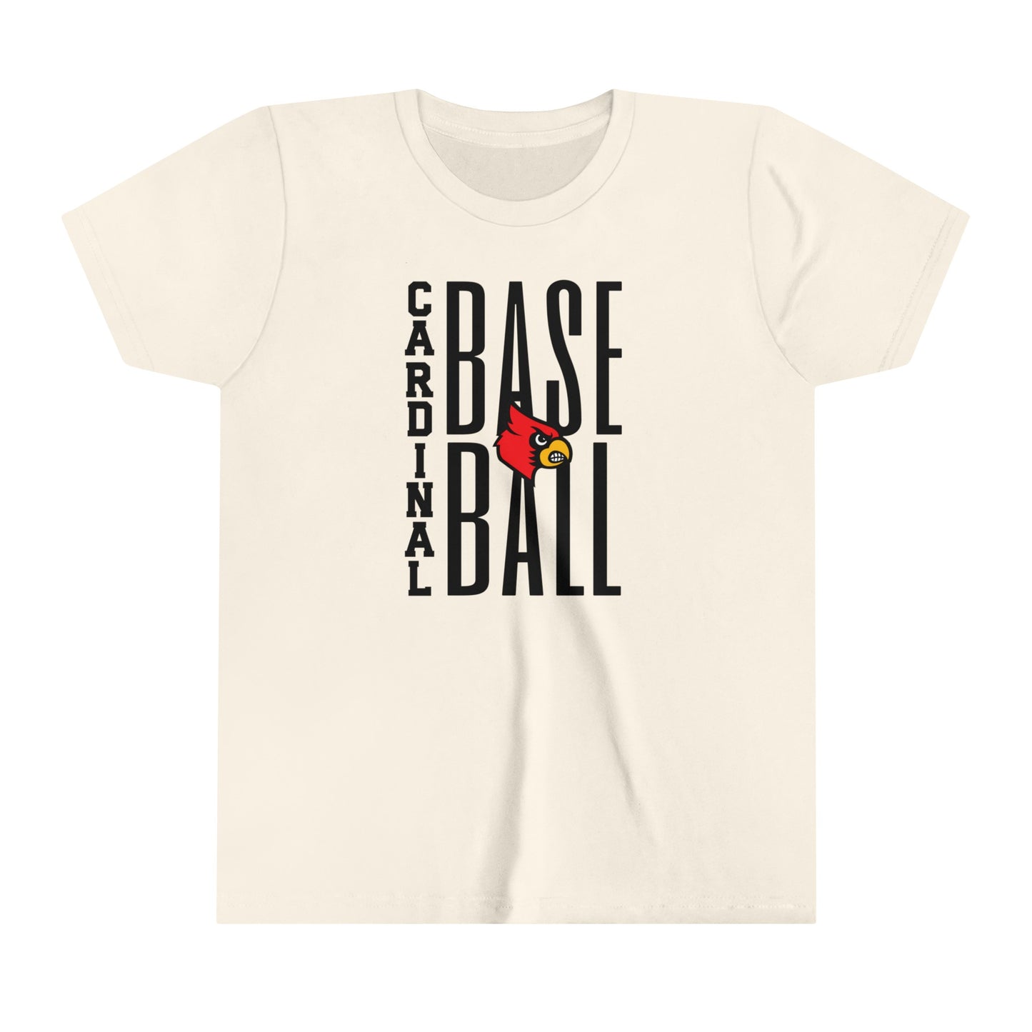 Cardinal Baseball - Bella + Canvas Youth Tee