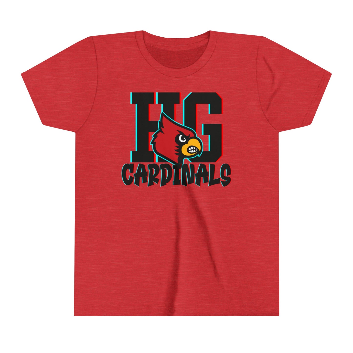HG Cardinals 3D Shadow - Bella + Canvas Youth Tee
