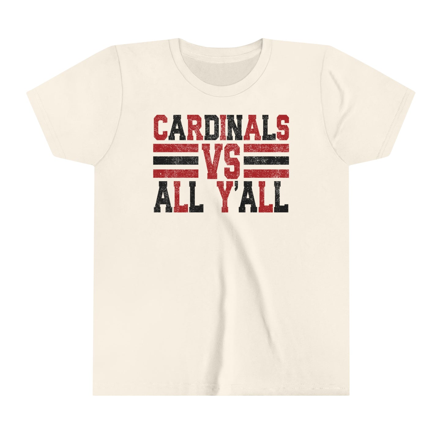 Cardinals VS All Y'all - Bella + Canvas Youth Tee
