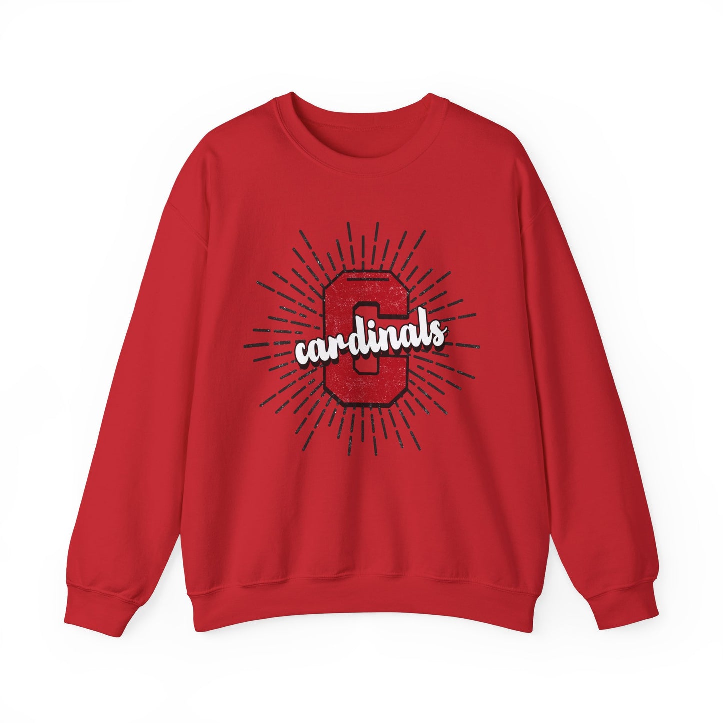 Cardinal Sunburst - Unisex Heavy Blend™ Crewneck Sweatshirt