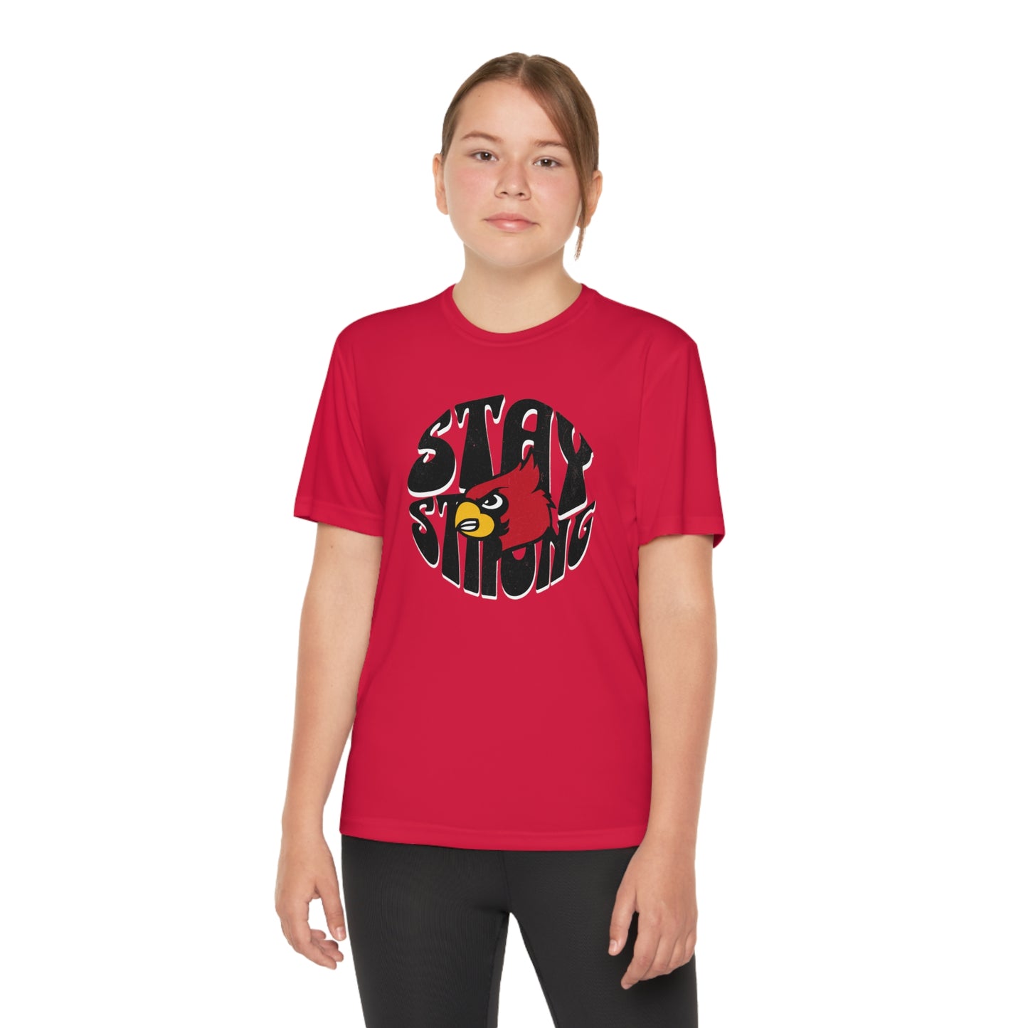 Stay Strong Cardinal - Youth Sport-Tek® Competitor™ Tee