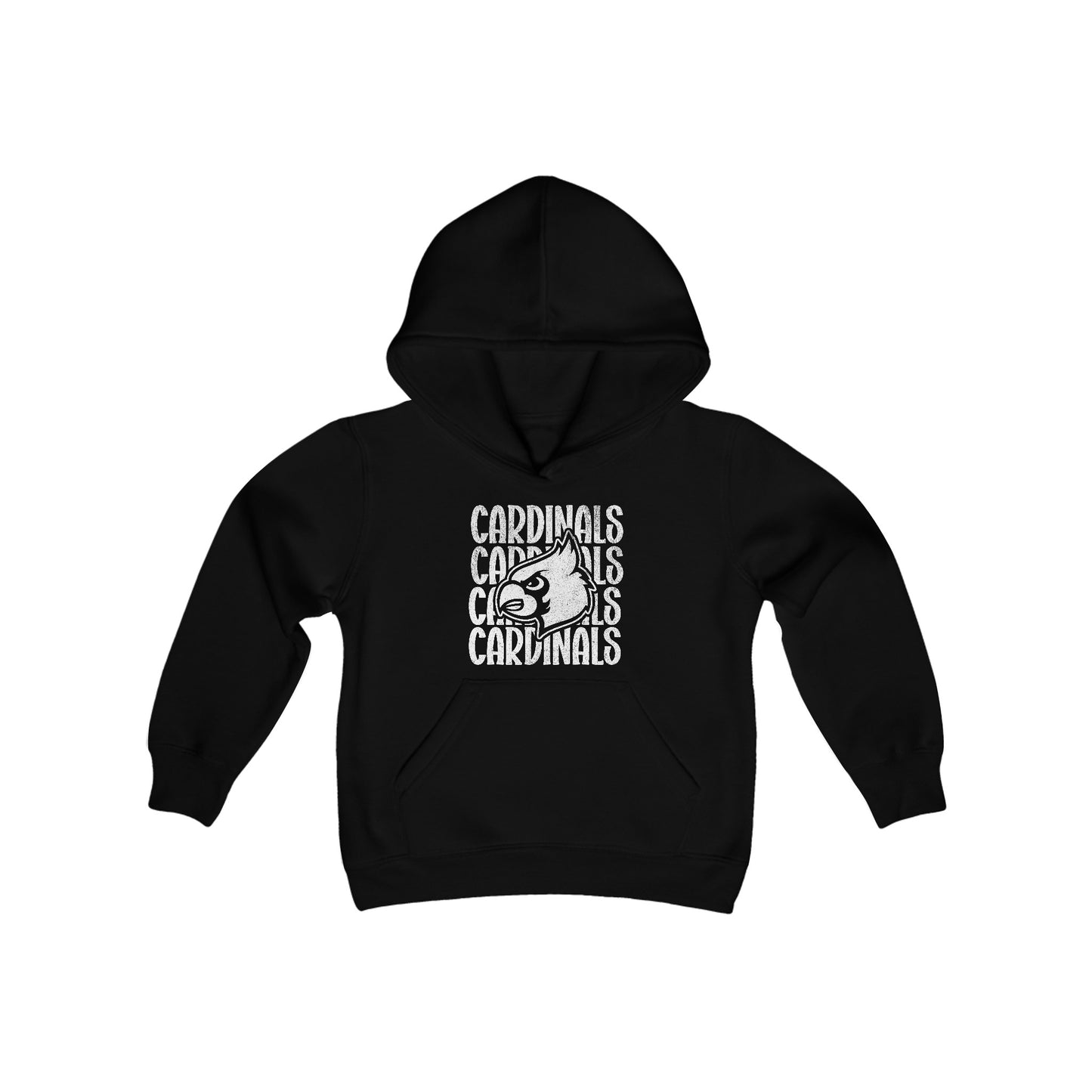 Vintage Cardinals 4 - Youth Heavy Blend Hooded Sweatshirt