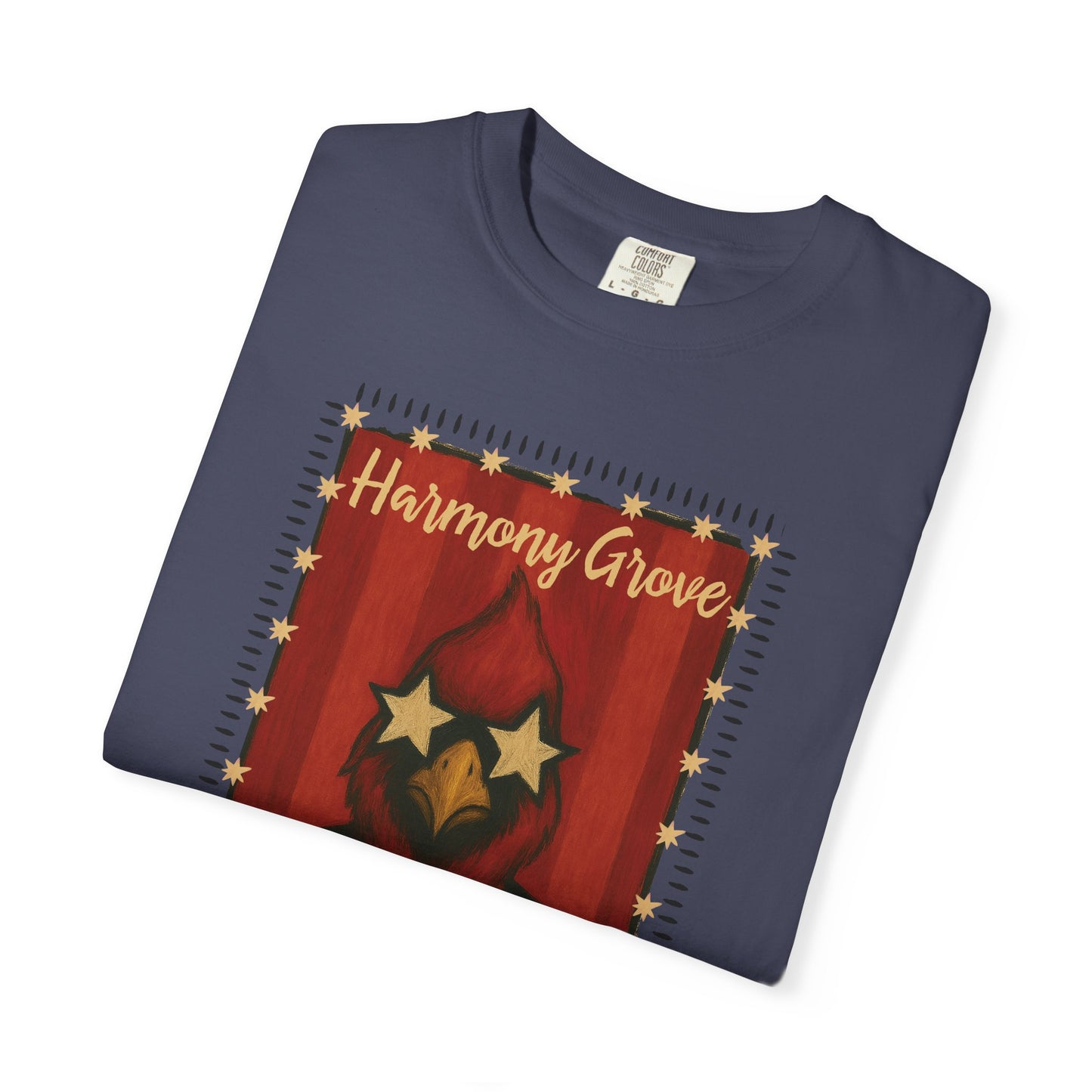 Harmony Grove Cards Painted Cardinal - Comfort Colors T Shirt