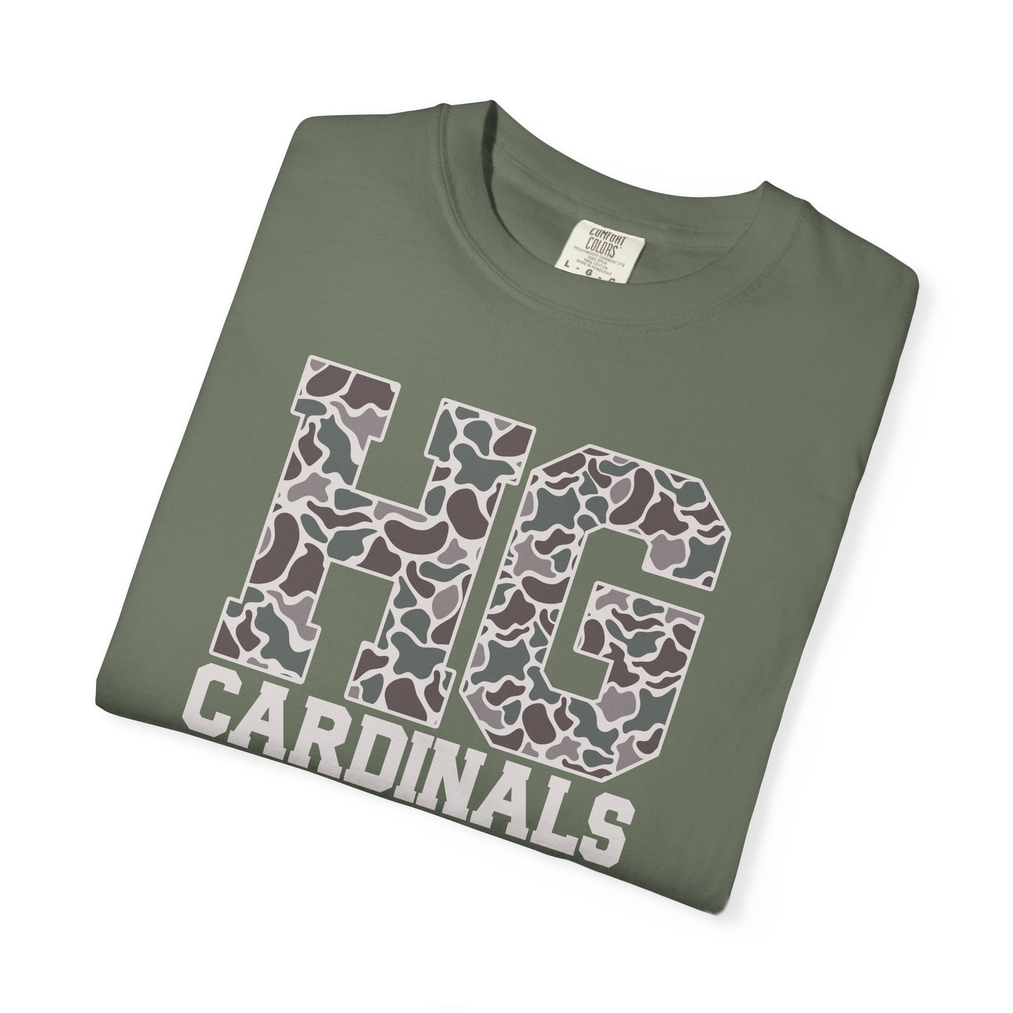 Old School Camo HG Cardinals - Comfort Colors T Shirt