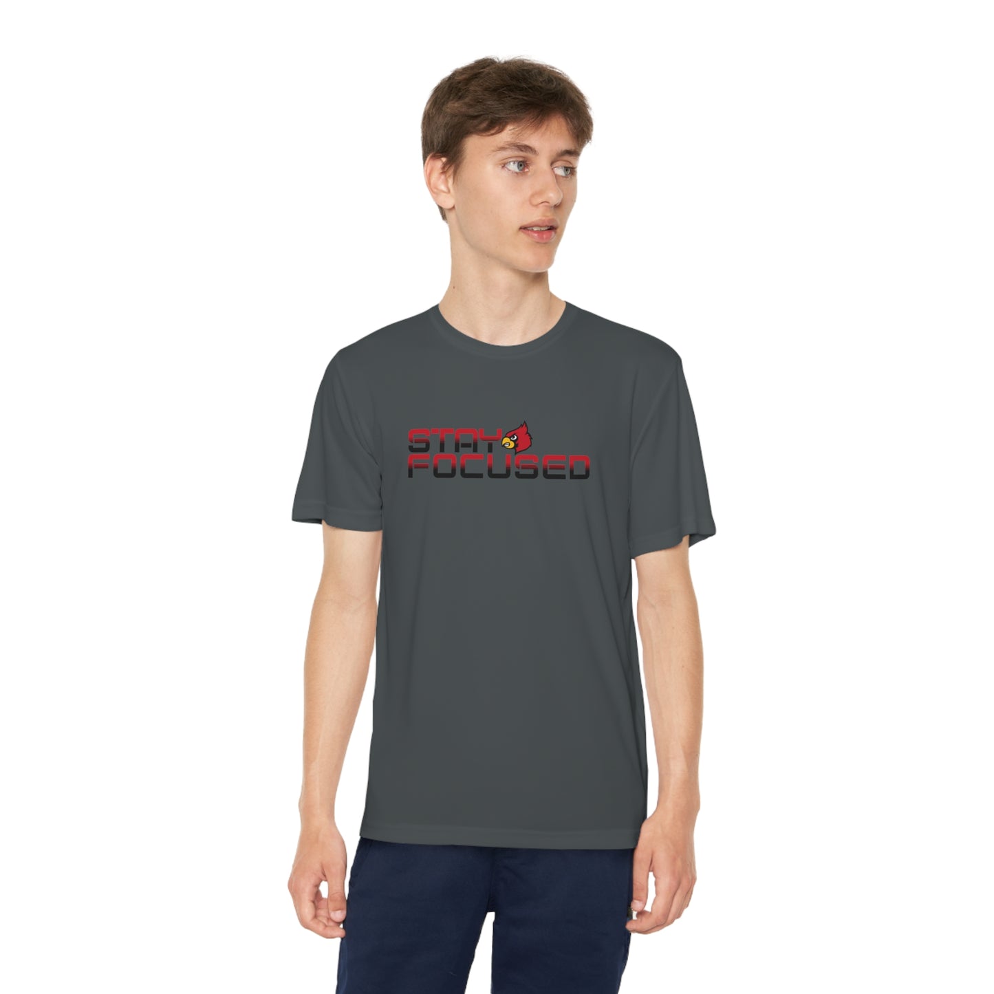 Stay Focused - Youth Sport-Tek® Competitor™ Tee
