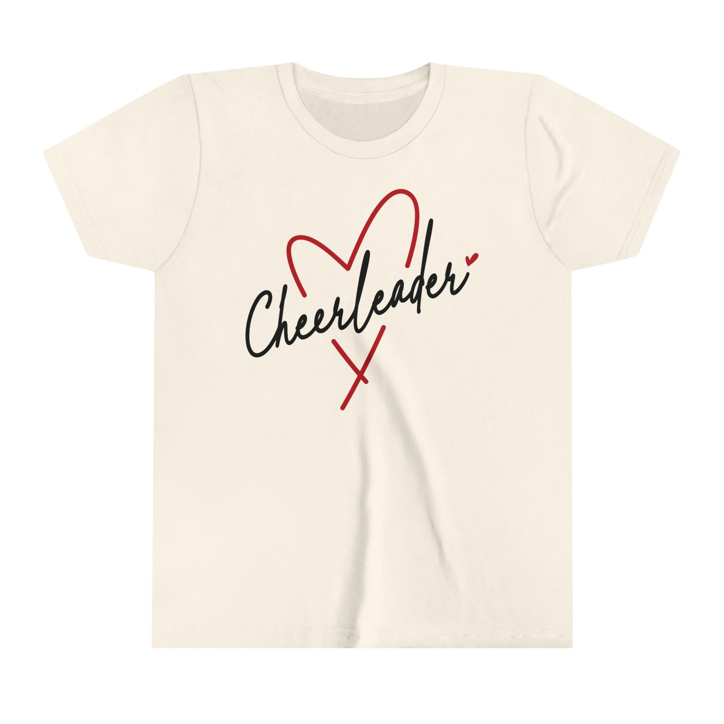 Cheerleader Heart - Bella + Canvas Youth Tee
