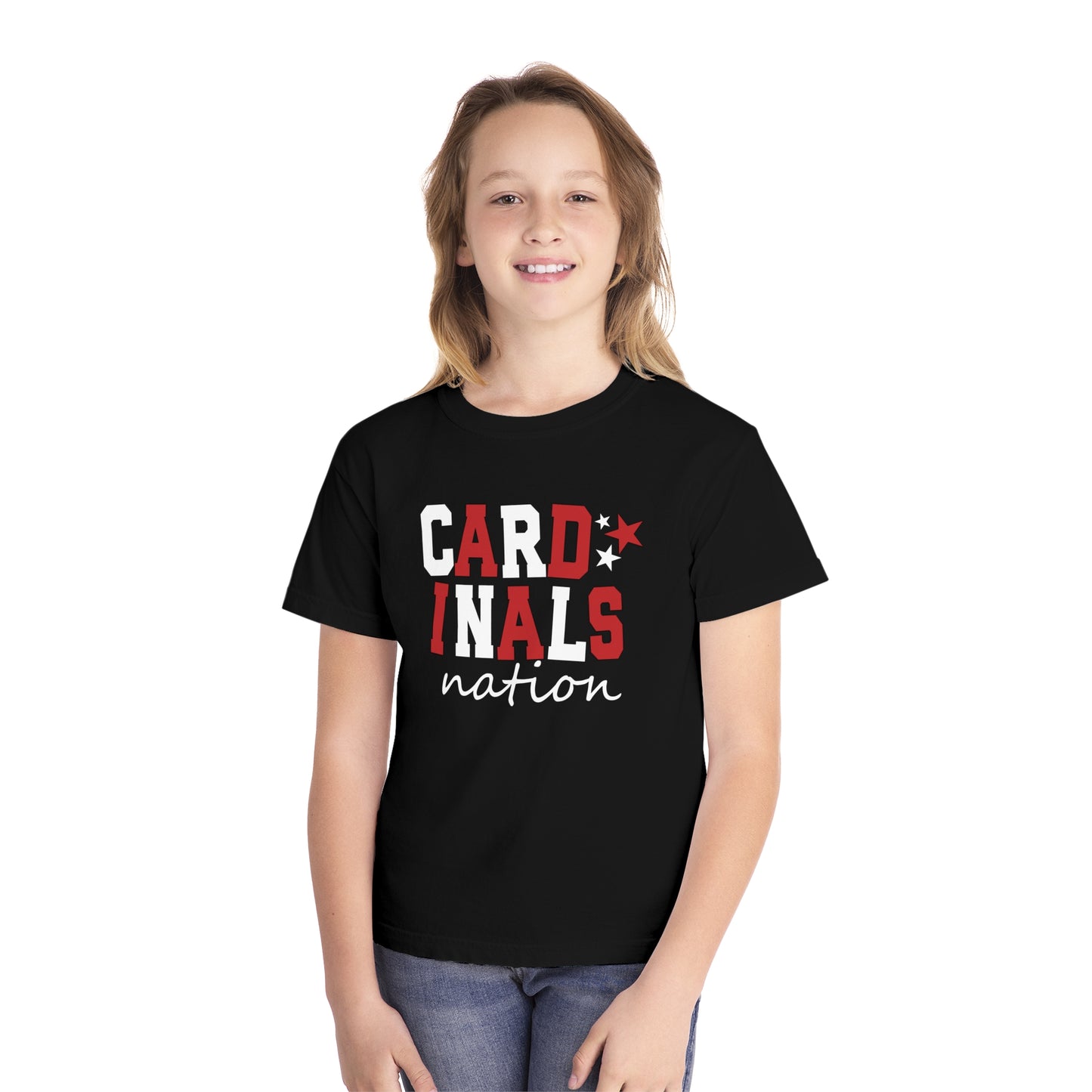 Cardinals Nation - Comfort Colors Youth Tee