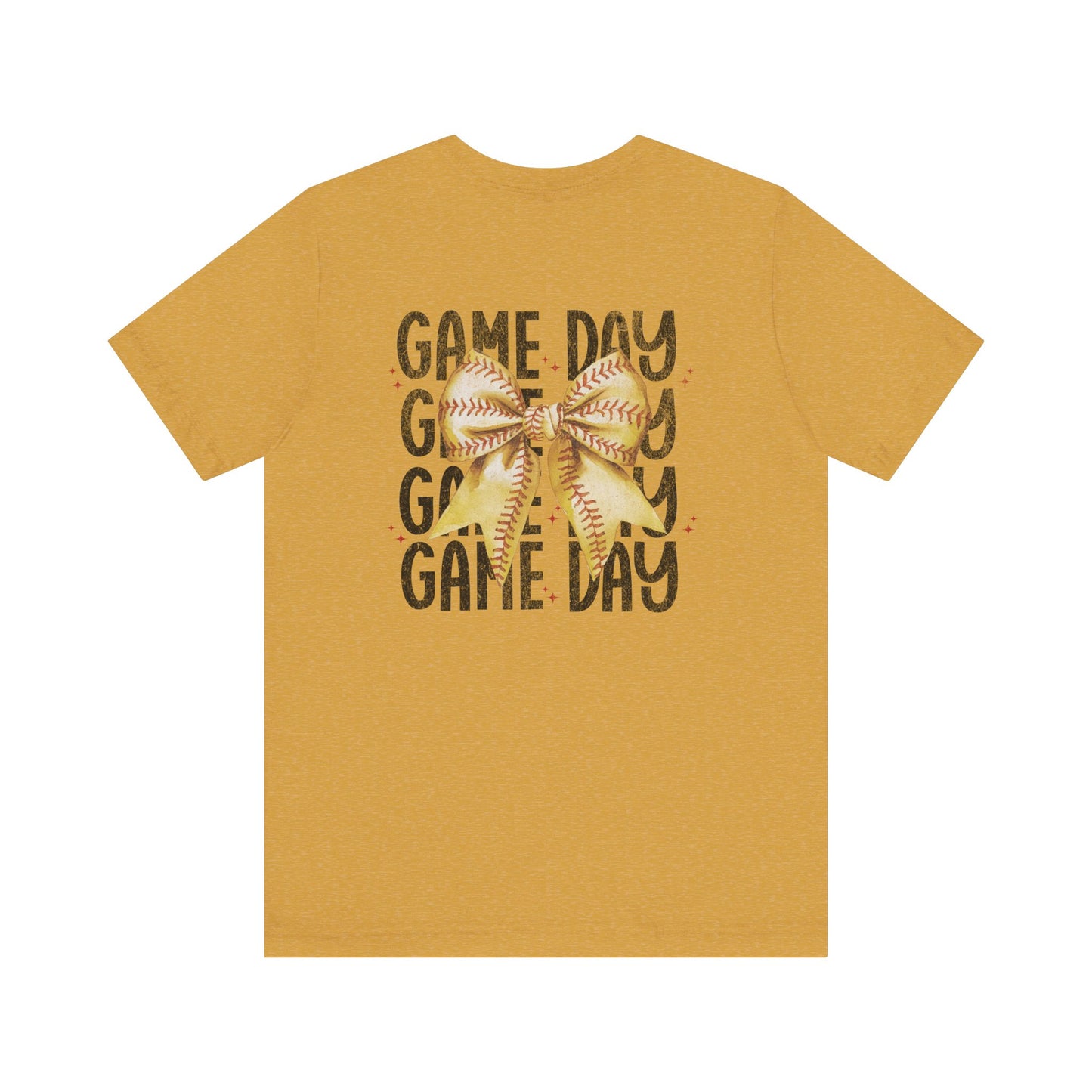 Game Day Softball Coquette - Bella + Canvas Short Sleeve Tee