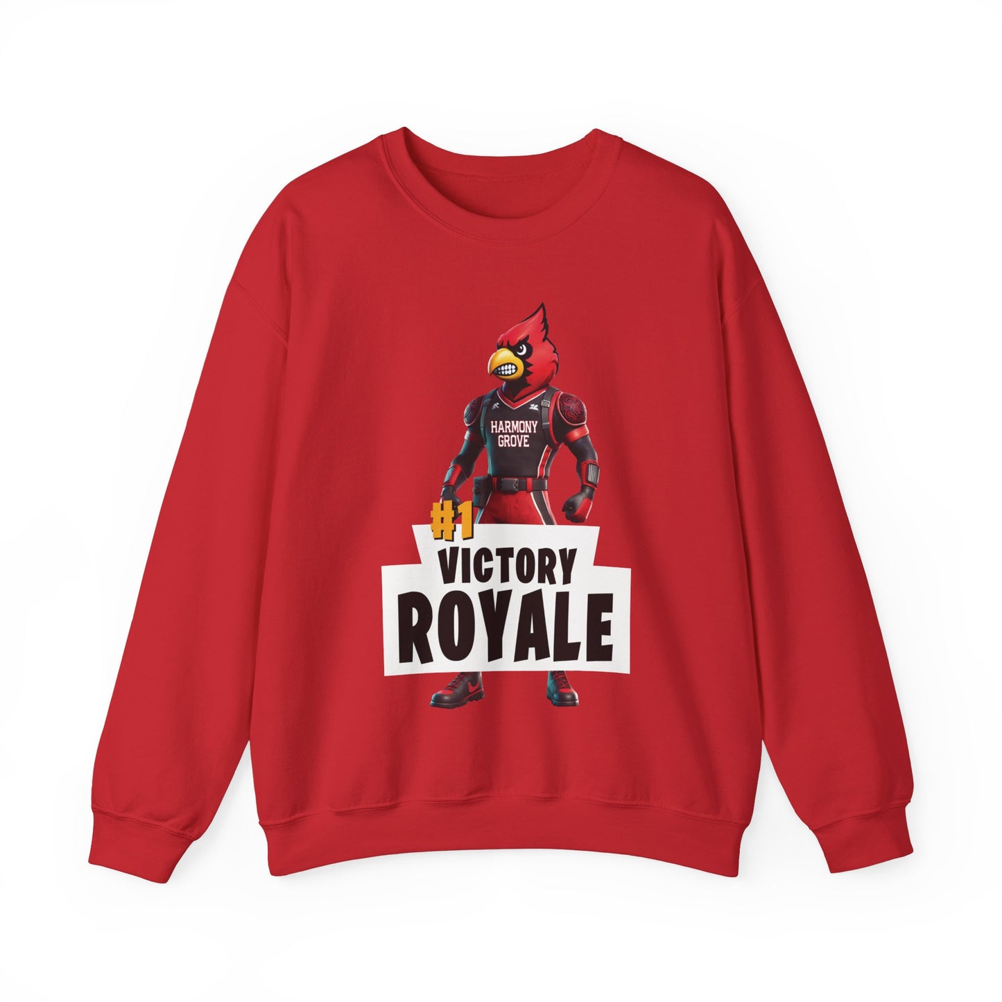 Harmony Grove Cardinals Victory Royale - Unisex Heavy Blend™ Crewneck Sweatshirt