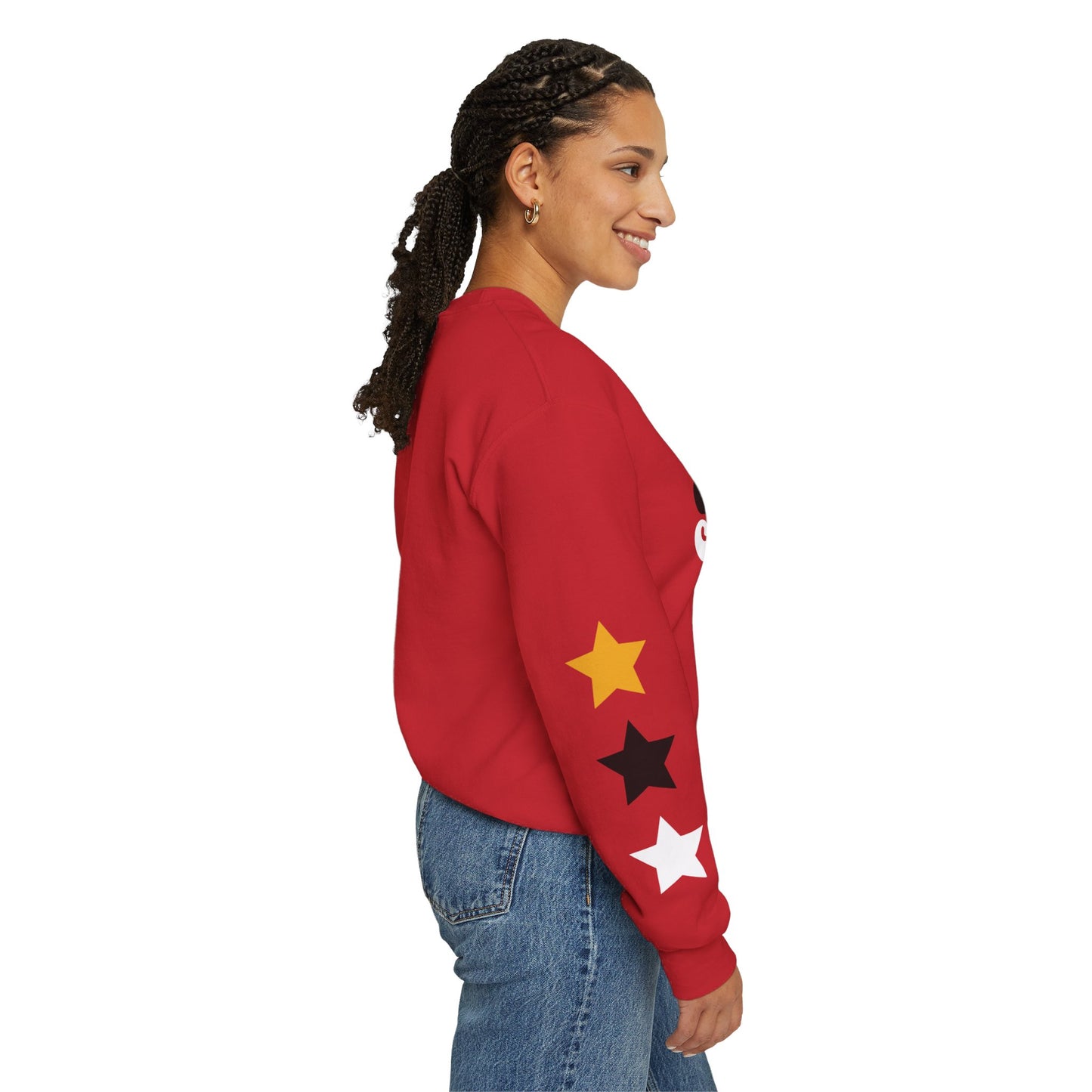 Harmony Grove Cardinals Star Sleeves - Unisex Heavy Blend™ Crewneck Sweatshirt