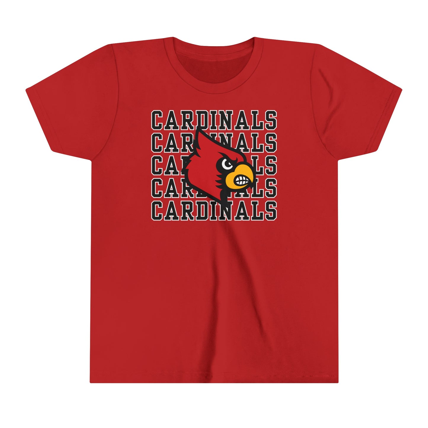 Cardinals, Cardinals - Bella + Canvas Youth Tee