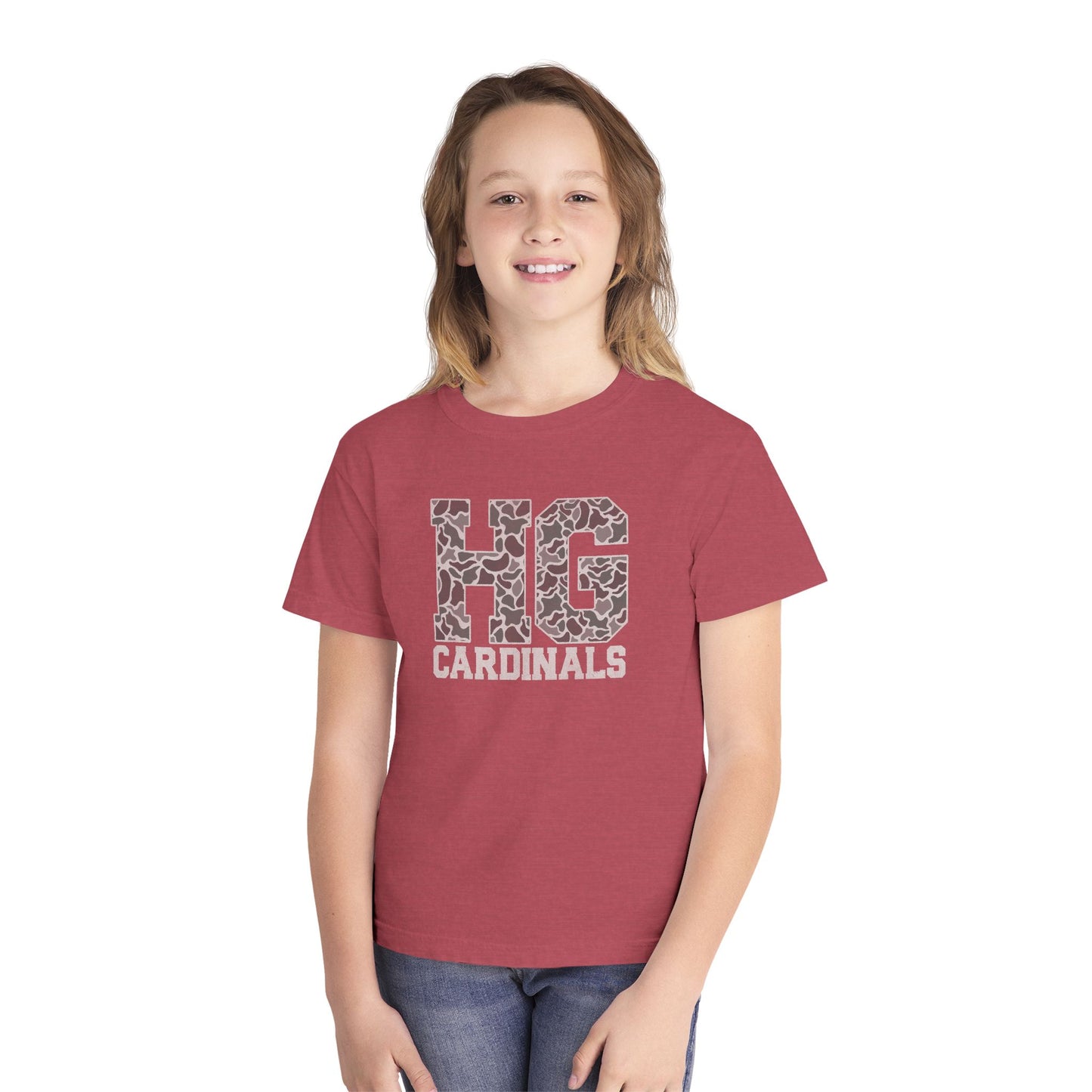Old School Camo HG Cardinals - Comfort Colors Tshirt