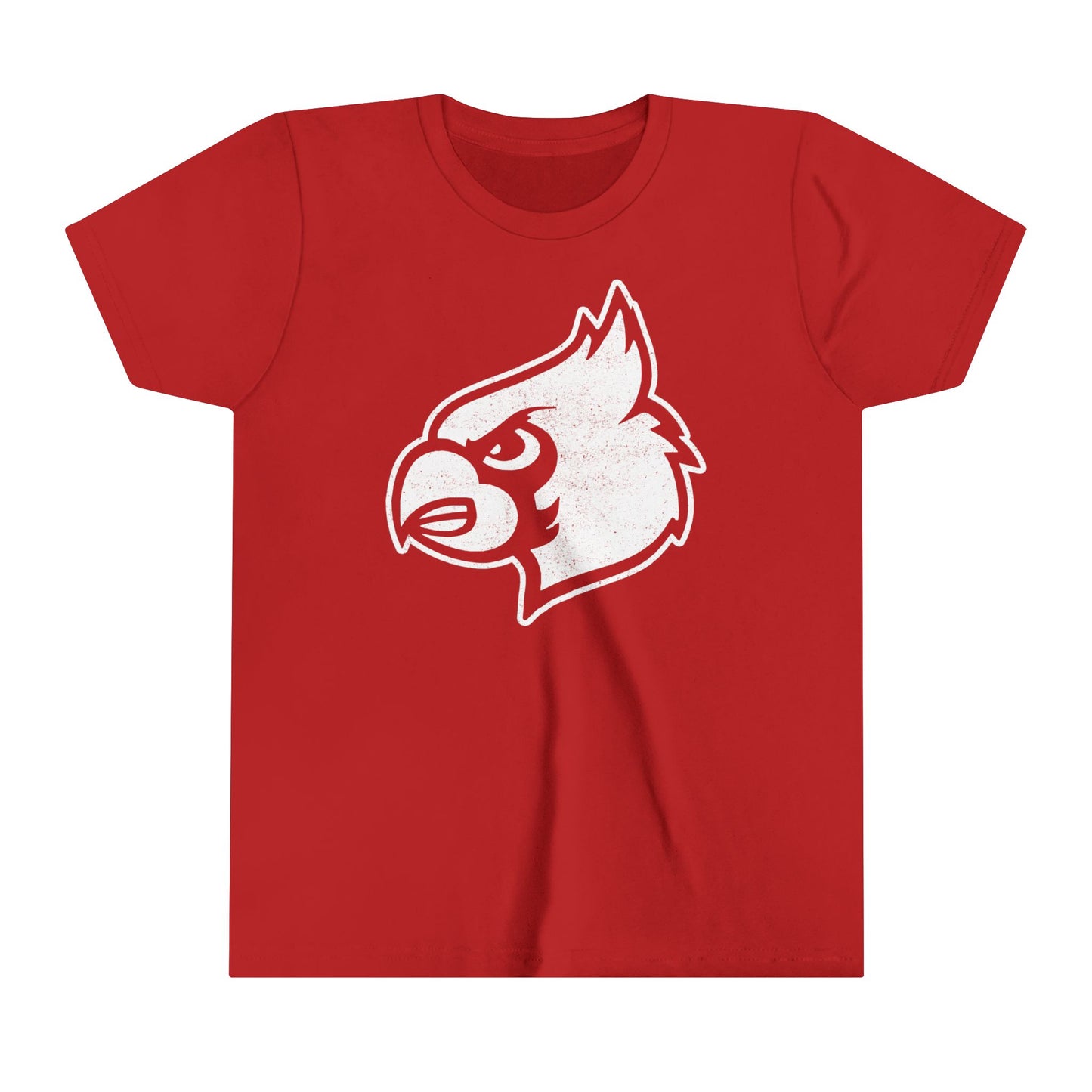 Cardinal Distressed - Bella + Canvas Youth Tee