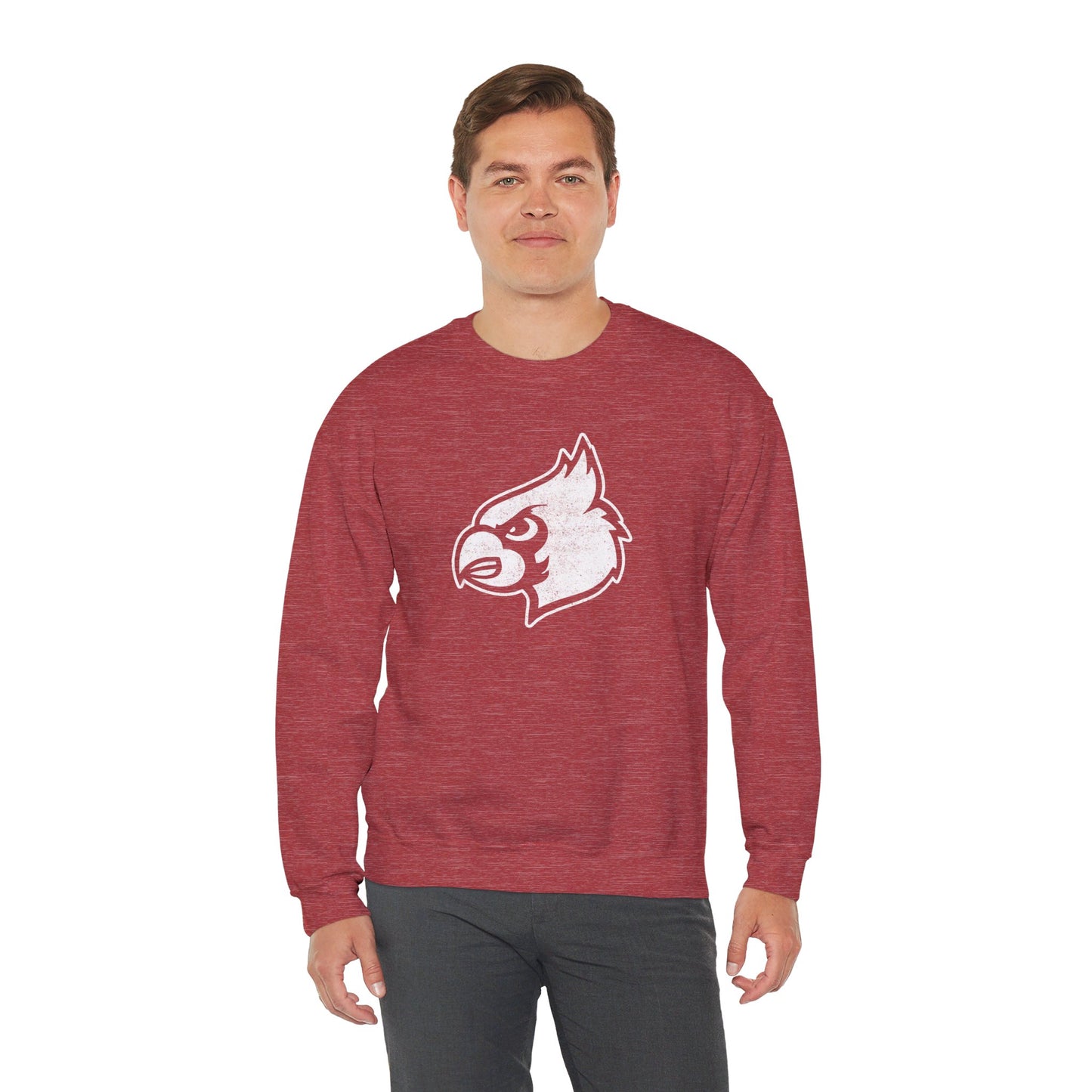 Vintage Cardinals + HGS - Unisex Heavy Blend™ Crewneck Sweatshirt