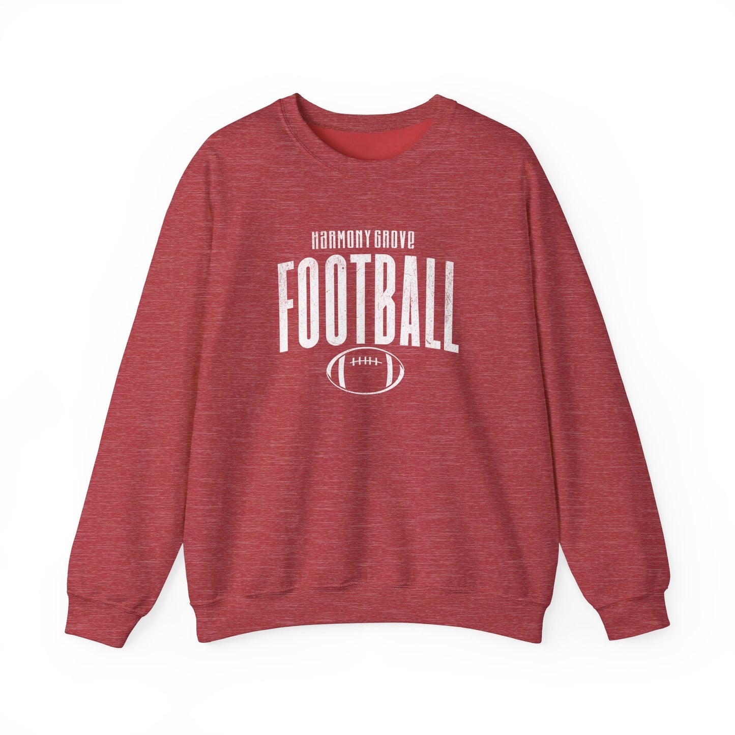 Vintage Harmony Grove Football - Unisex Heavy Blend™ Crewneck Sweatshirt