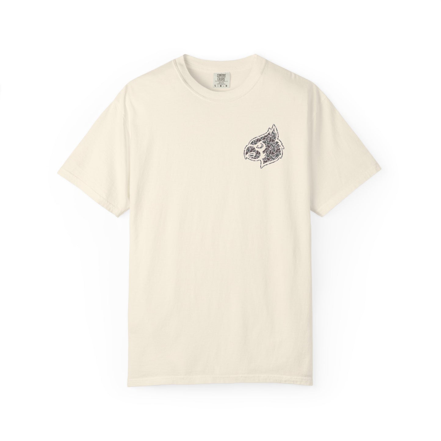 Old School Camo Cardinal Pocket + HG Cardinals - Comfort Colors T Shirt