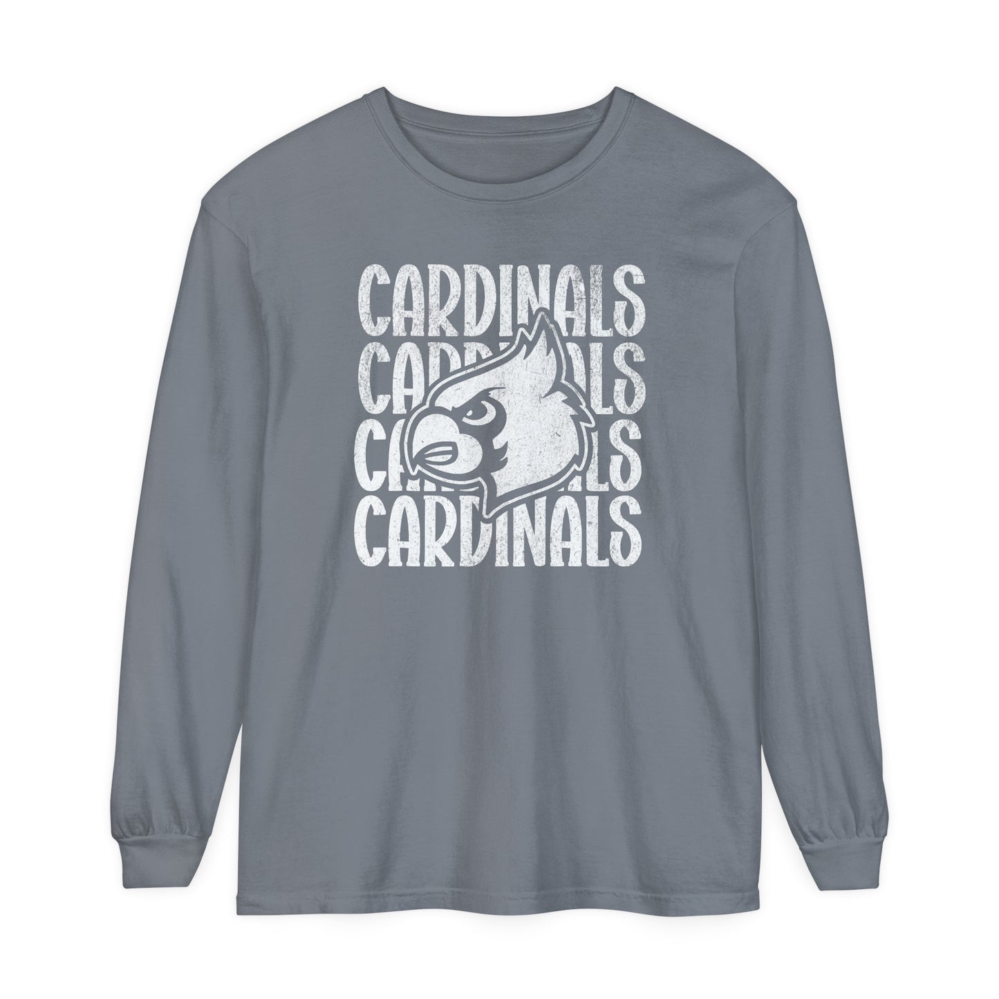 Cardinal 4 - Comfort Colors Long Sleeve T-Shirt