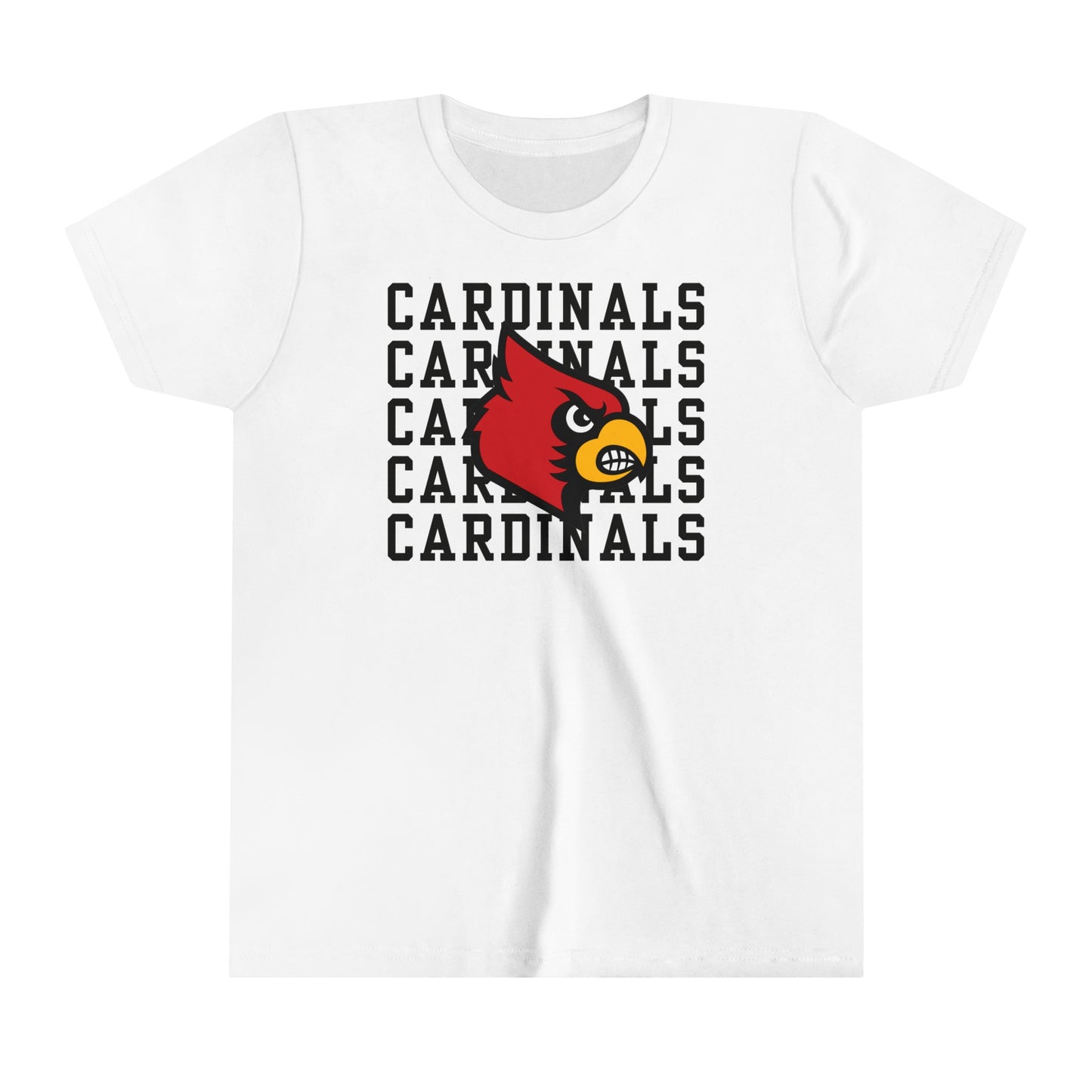 Cardinals, Cardinals - Bella + Canvas Youth Tee