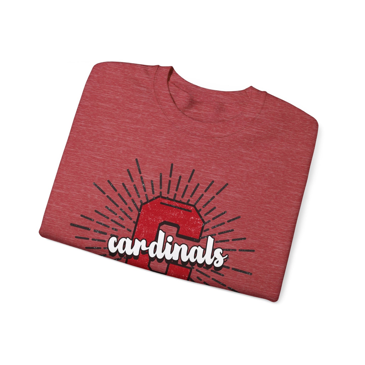 Cardinal Sunburst - Unisex Heavy Blend™ Crewneck Sweatshirt