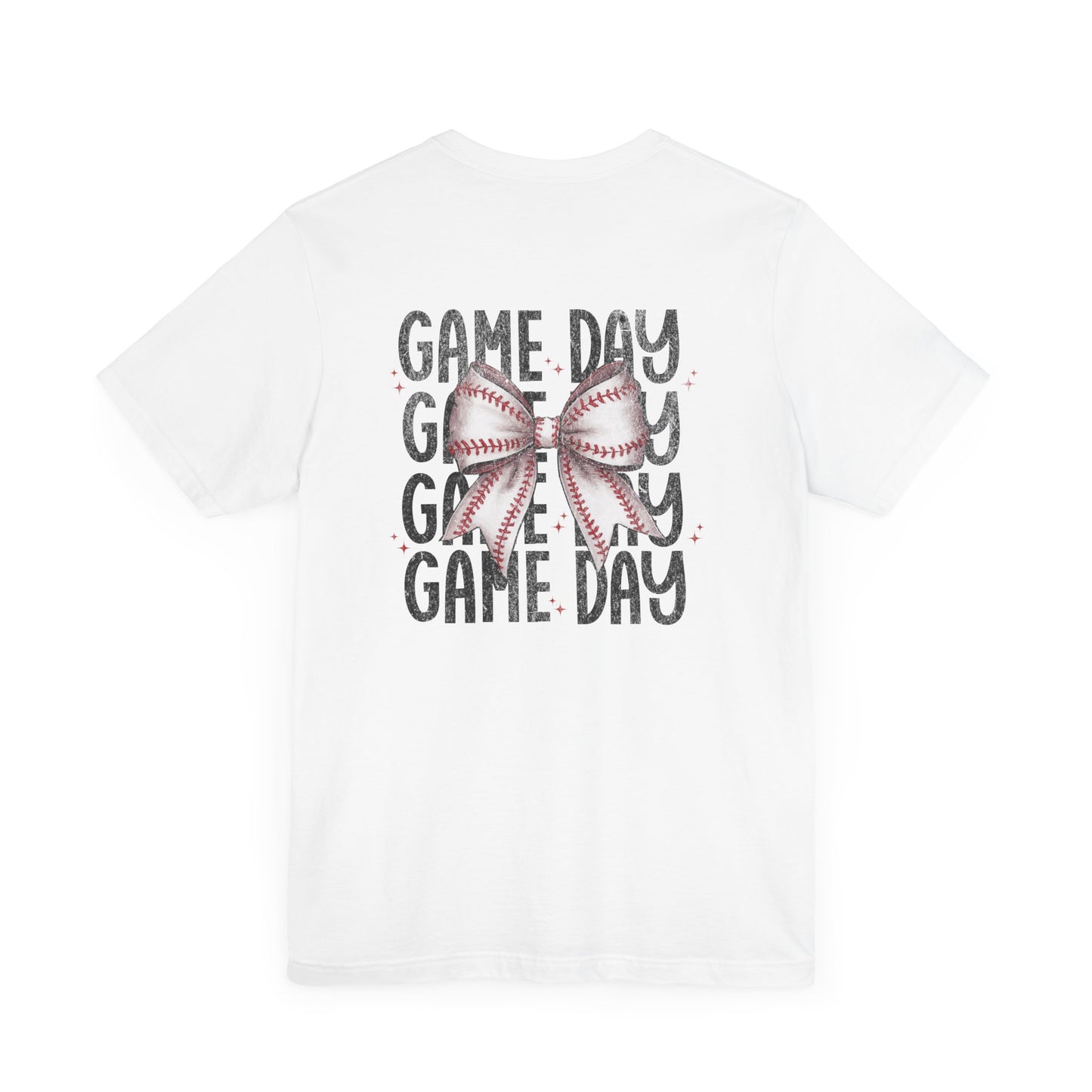 Game Day Baseball Coquette - Bella + Canvas Short Sleeve Tee