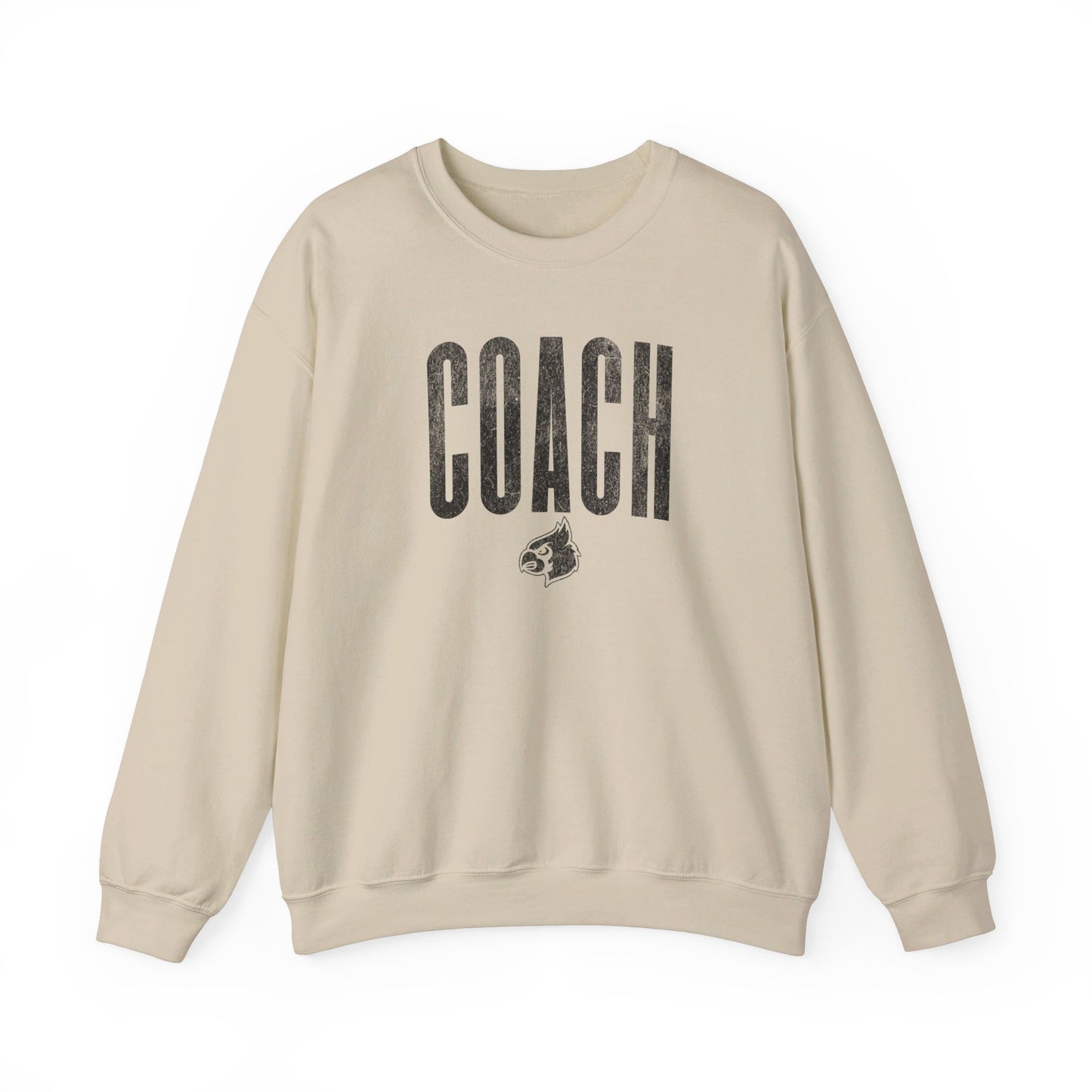 Vintage Cardinal Coach - Unisex Heavy Blend™ Crewneck Sweatshirt