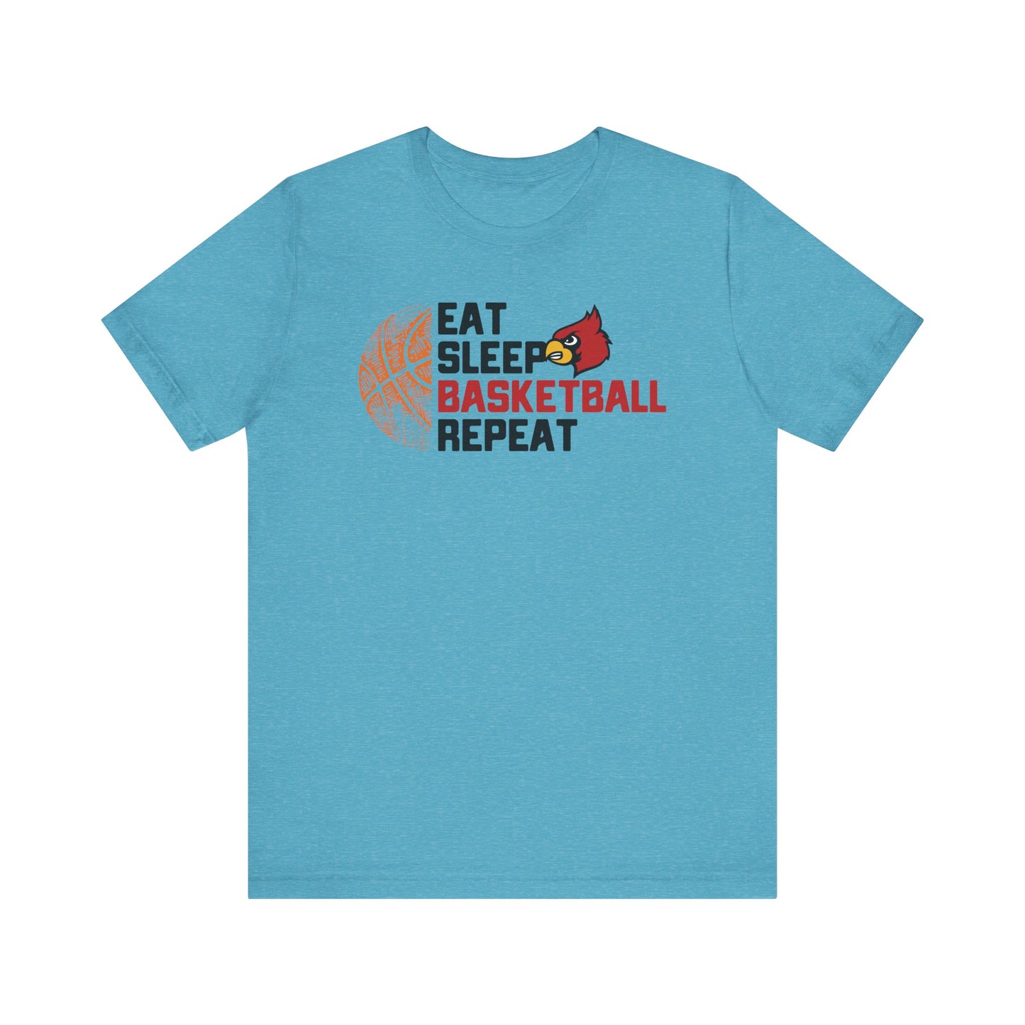 Eat Sleep Basketball Repeat - Bella + Canvas Short Sleeve Tee