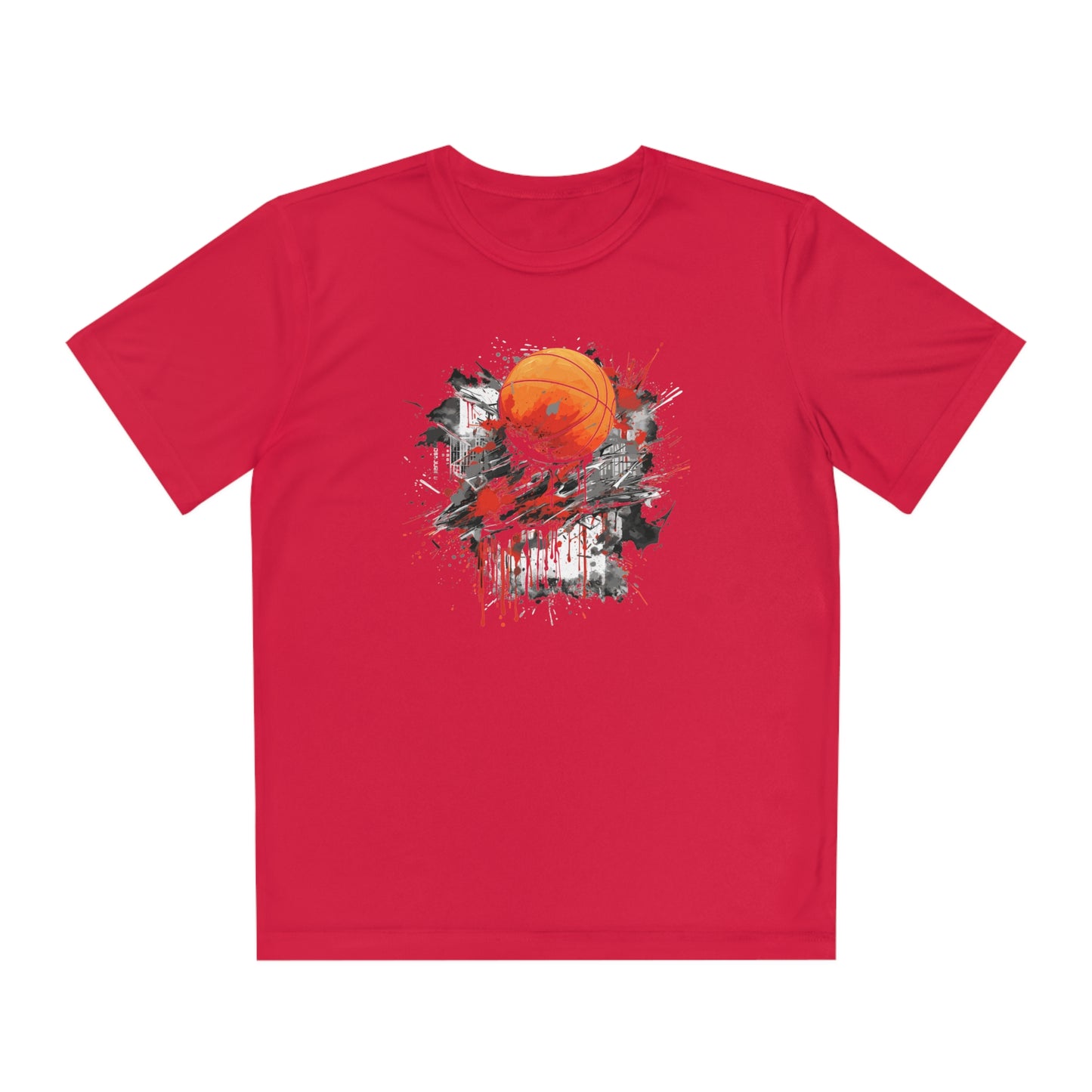 Basketball Graffiti - Youth Sport-Tek® Competitor™ Tee