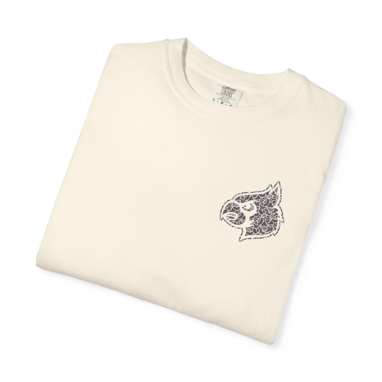 Old School Camo Cardinal Pocket + HG Cardinals - Comfort Colors T Shirt