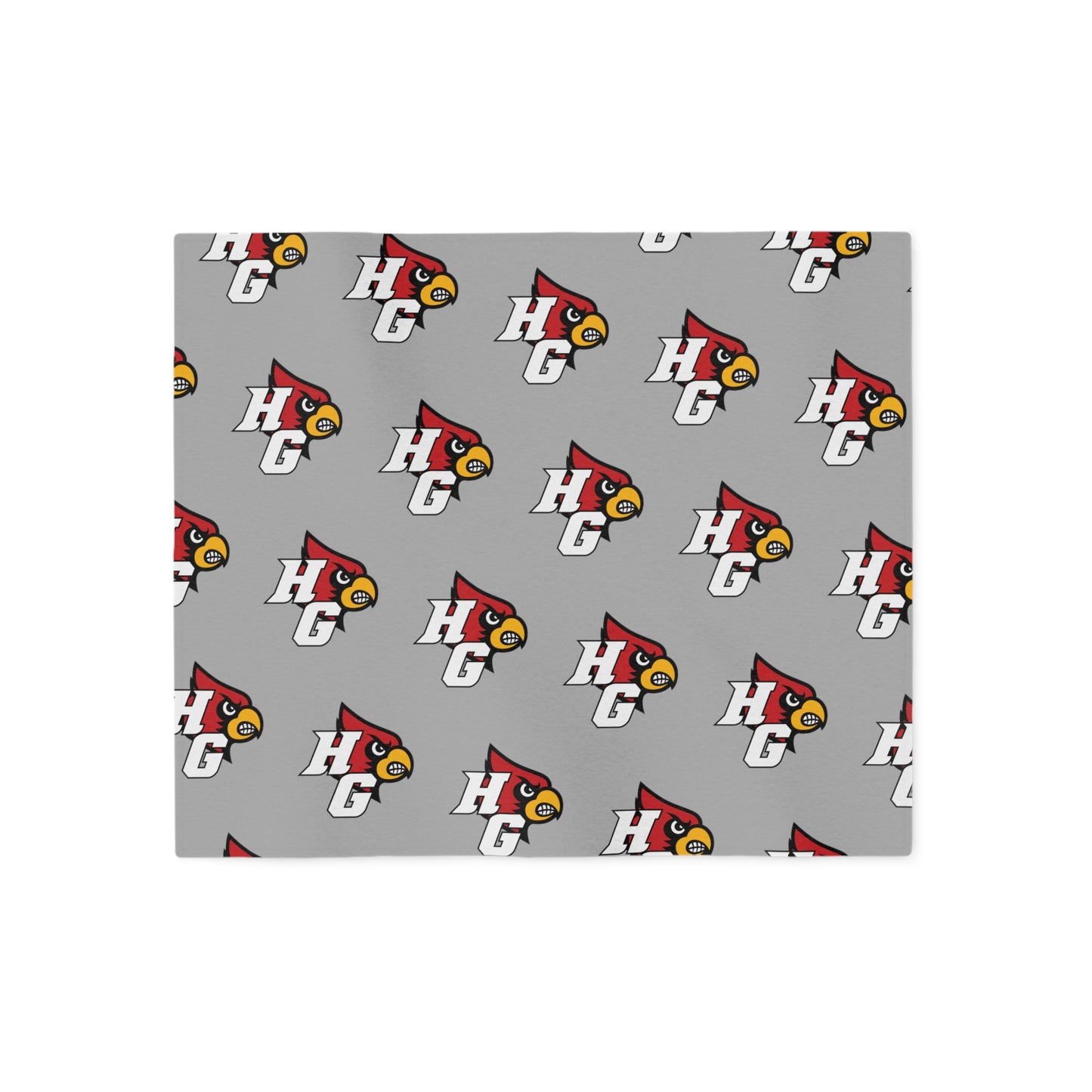 Harmony Grove Cardinal Pattern Gray - Sweatshirt Blanket