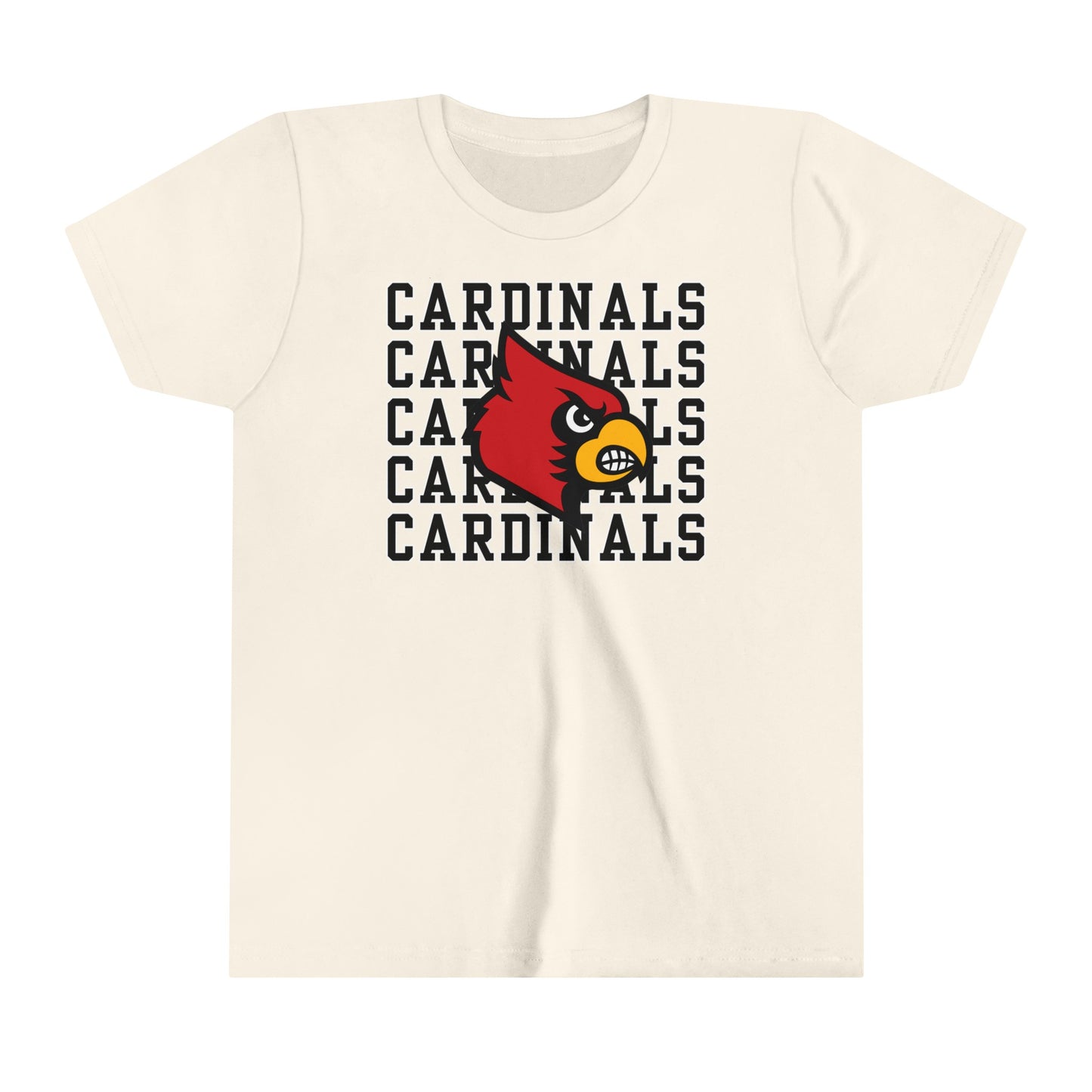 Cardinals, Cardinals - Bella + Canvas Youth Tee
