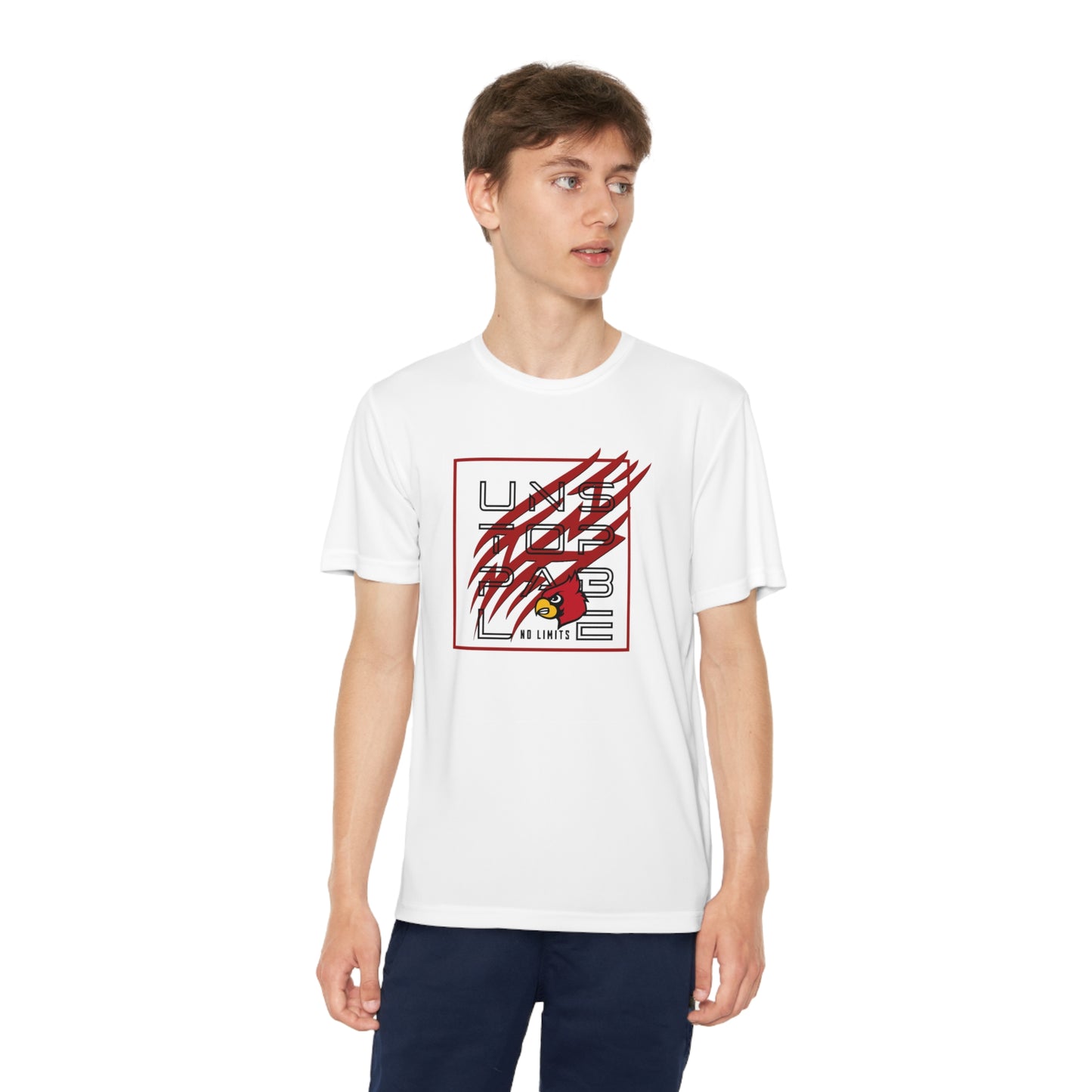 Unstoppable Cardinal - Youth Sport-Tek® Competitor™ Tee