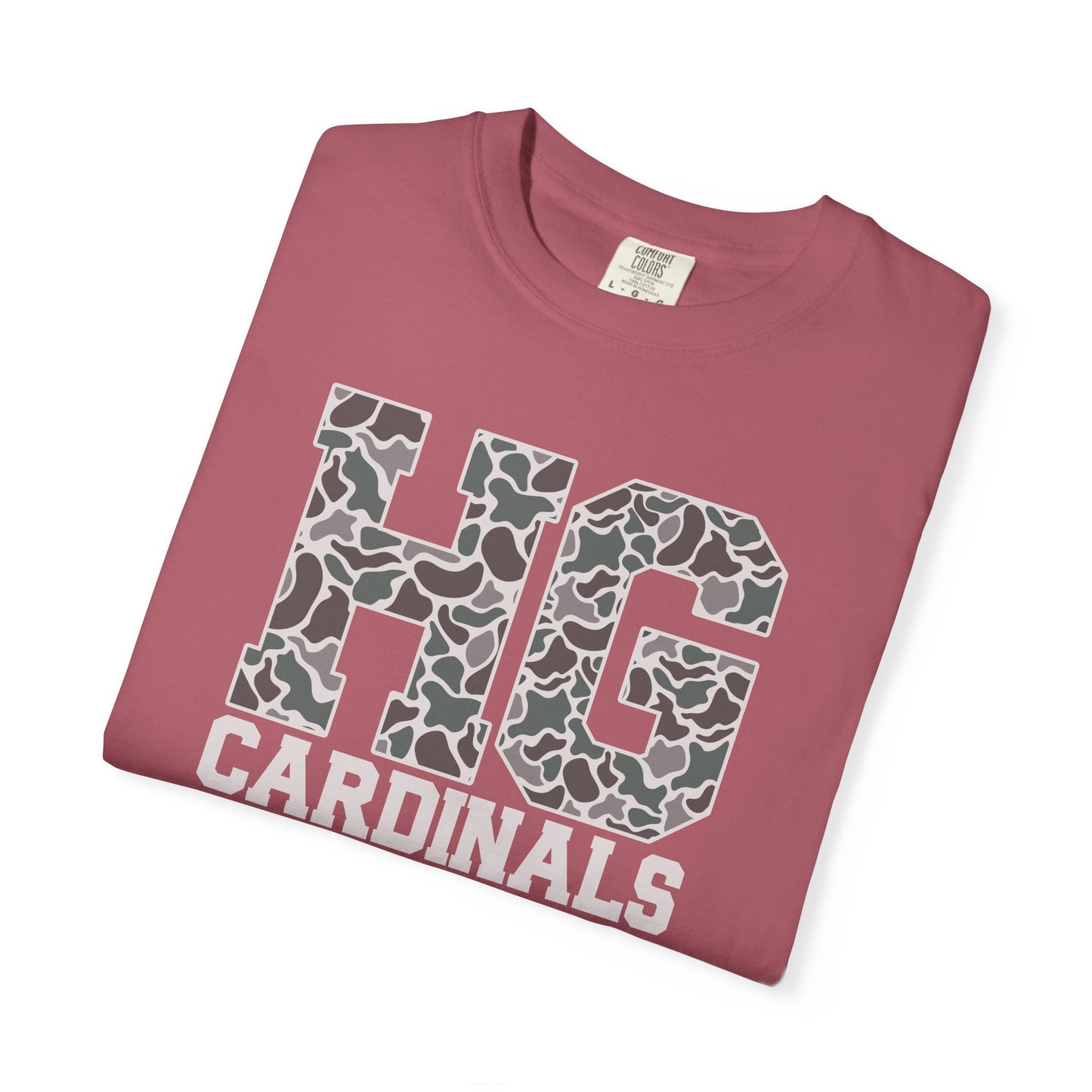 Old School Camo HG Cardinals - Comfort Colors T Shirt