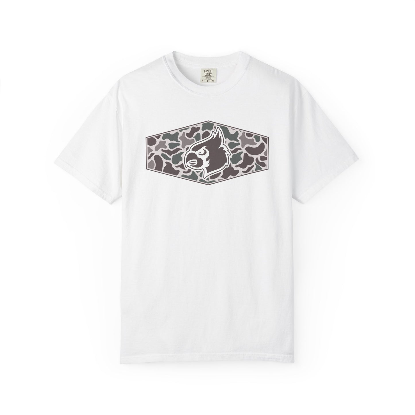 Old School Camo HG Cardinals Inset - Comfort Colors T Shirt