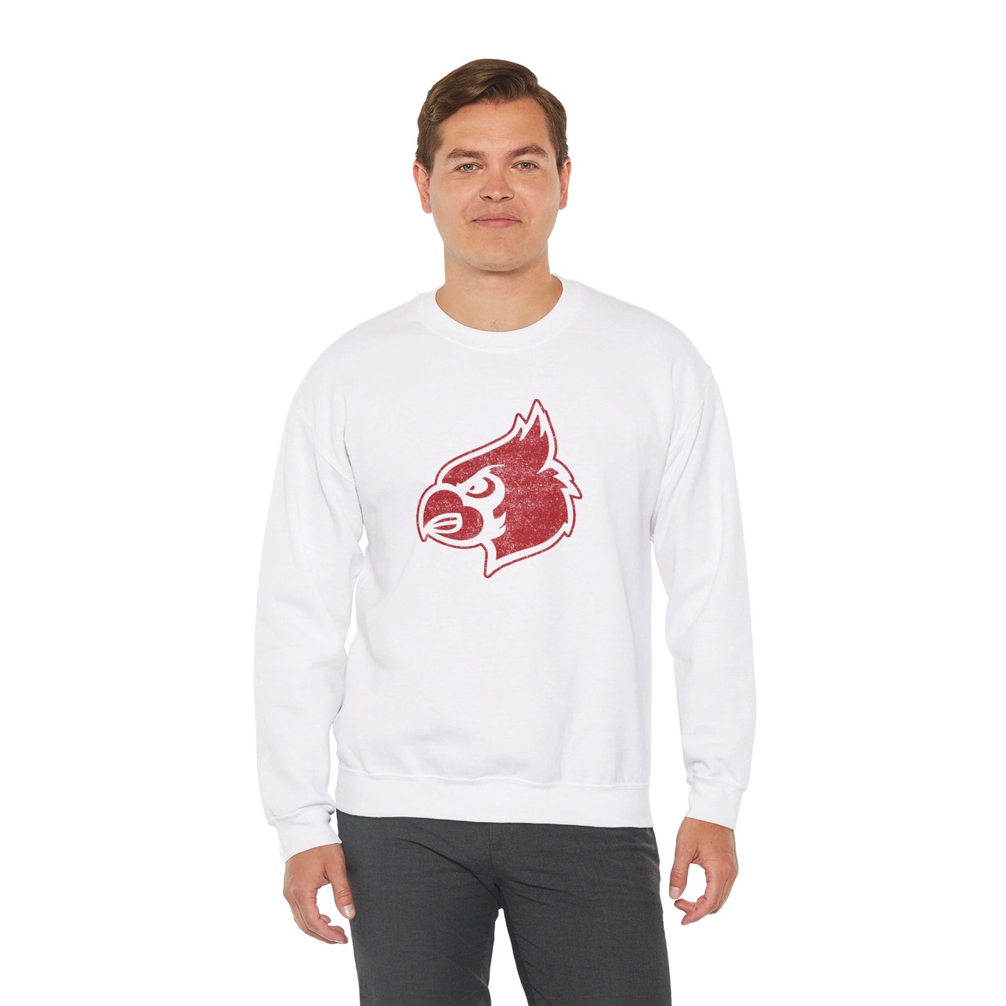 Vintage Cardinals + HGS - Unisex Heavy Blend™ Crewneck Sweatshirt