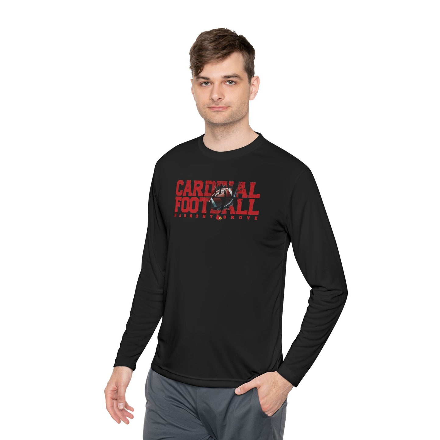 Cardinal Football HG - Dryfit Long Sleeve Tee