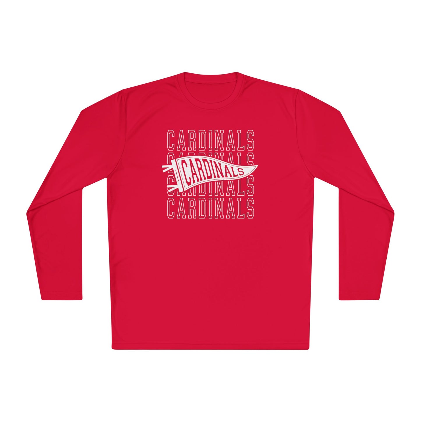 Cardinal Pennant - Dryfit Long Sleeve Tee