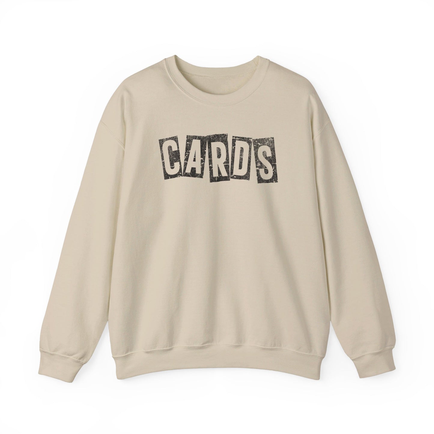 Vintage CARDS Block - Unisex Heavy Blend™ Crewneck Sweatshirt