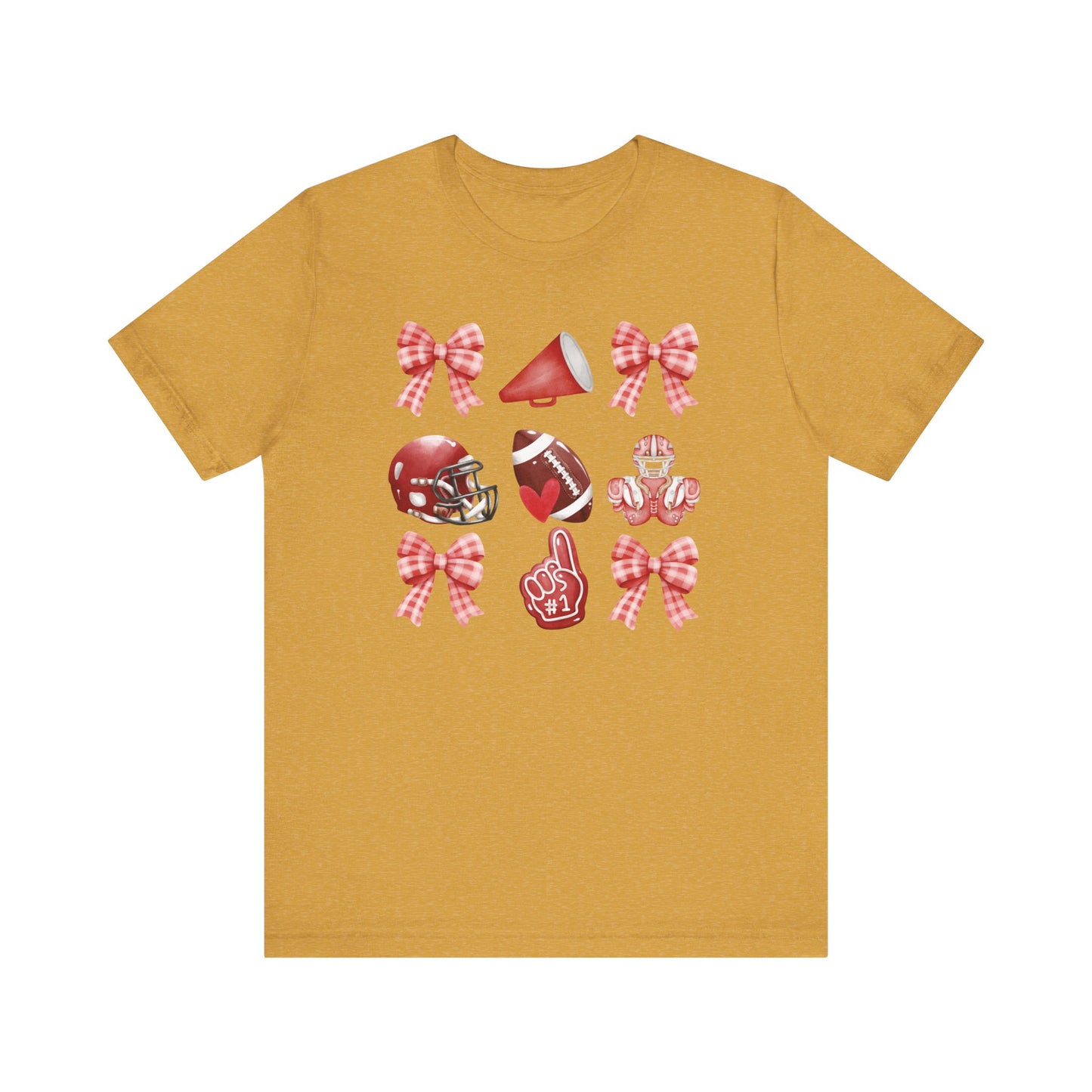 Football Coquette - Bella + Canvas Short Sleeve Tee