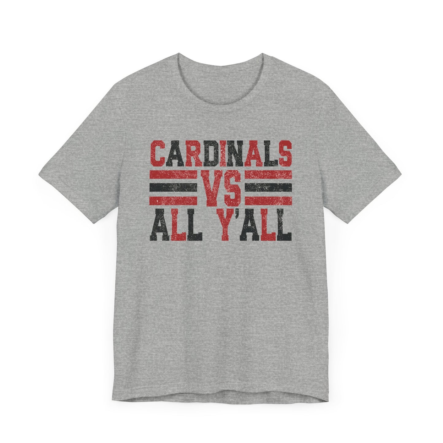 Cardinals VS All Y'all - Bella + Canvas Short Sleeve Tee