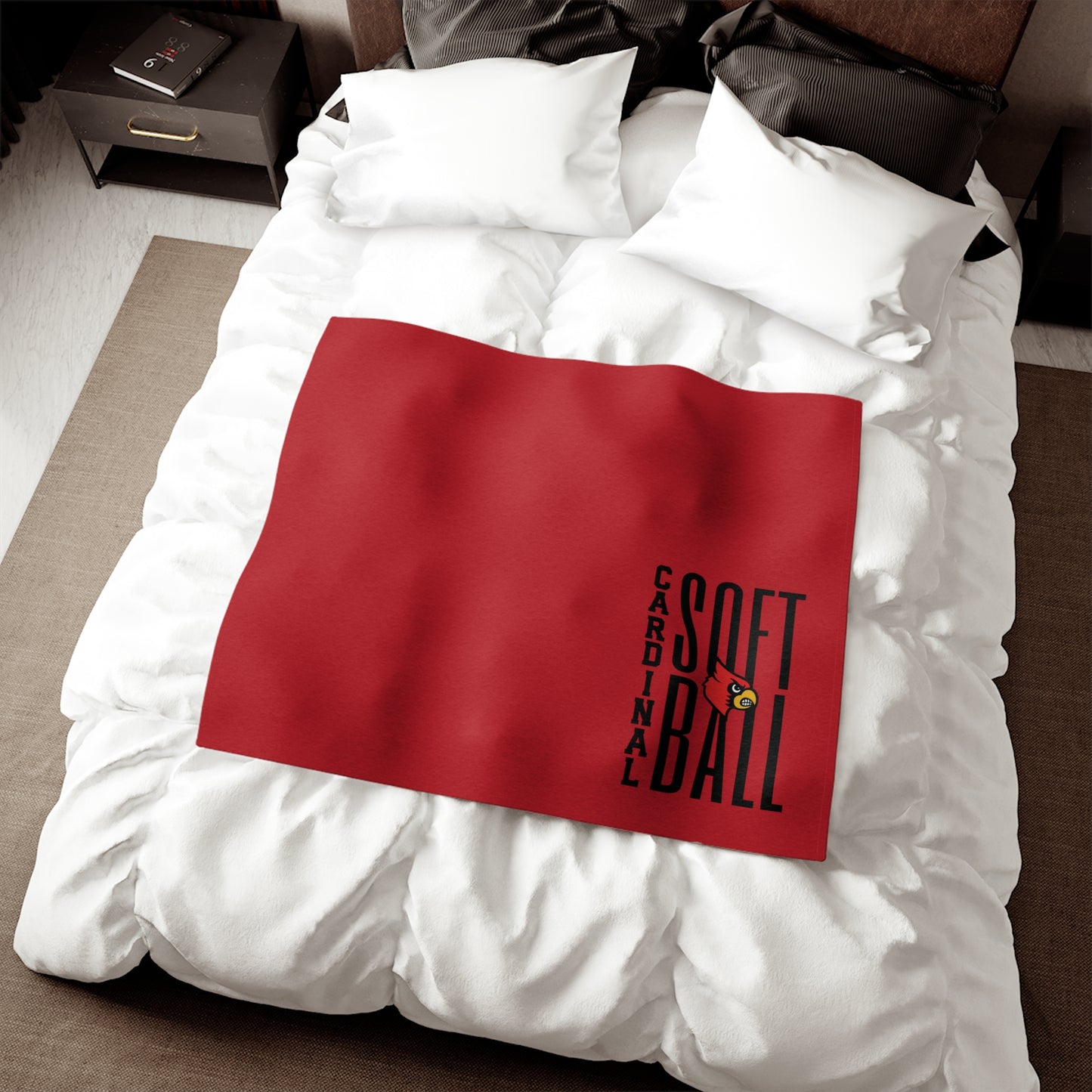 Cardinal Softball - Sweatshirt Blanket