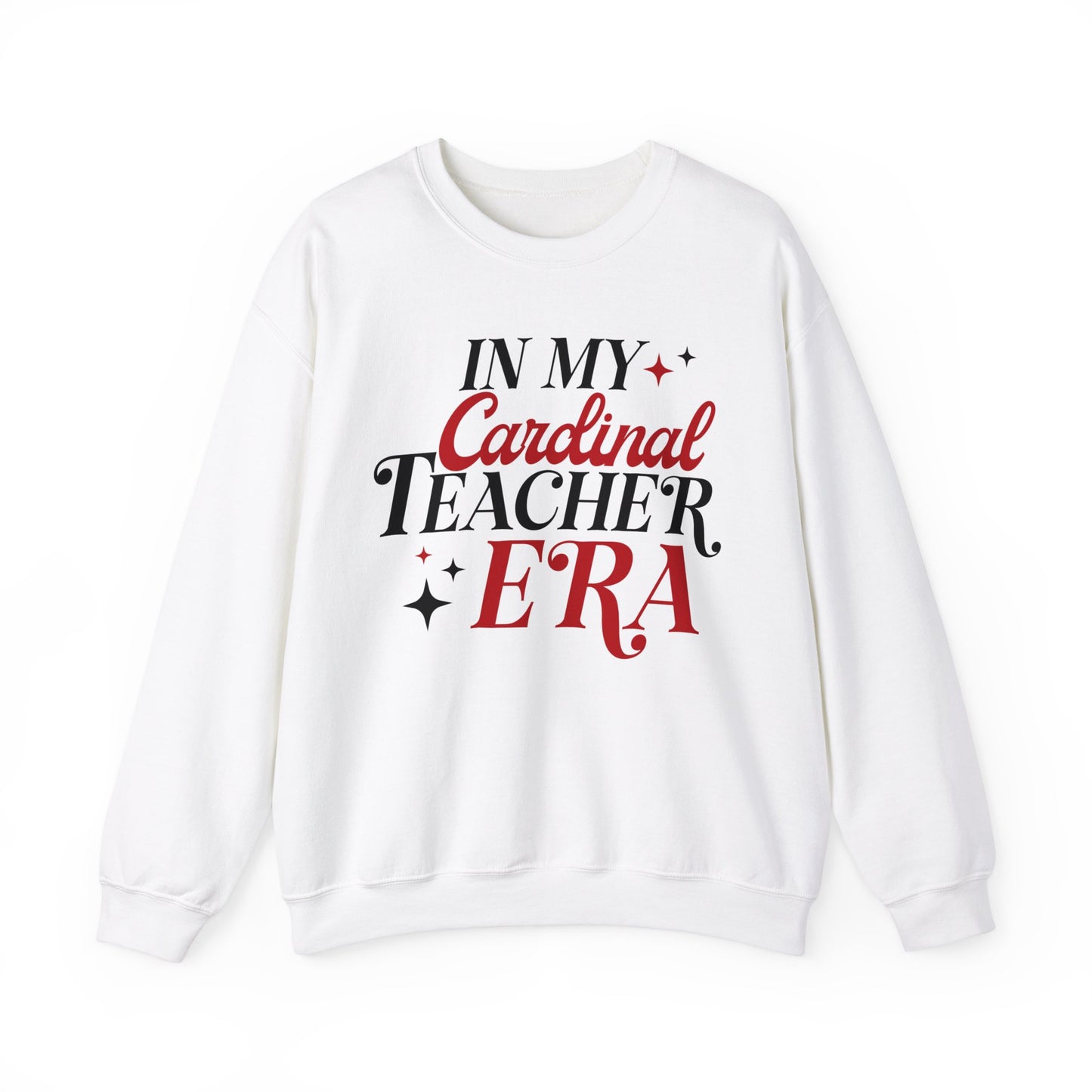 In My Cardinal Teacher Era - Unisex Heavy Blend™ Crewneck Sweatshirt
