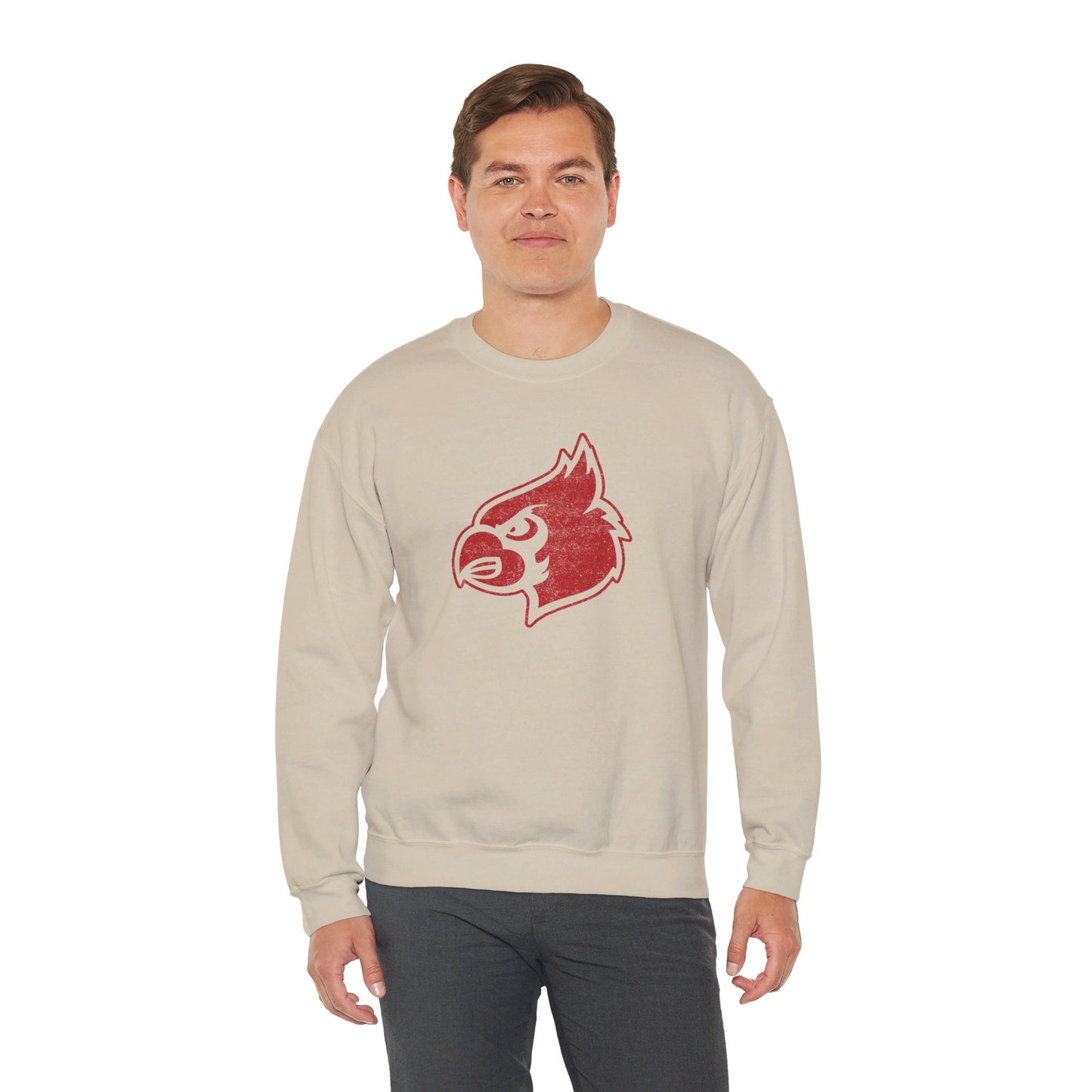 Vintage Cardinals + HGS - Unisex Heavy Blend™ Crewneck Sweatshirt