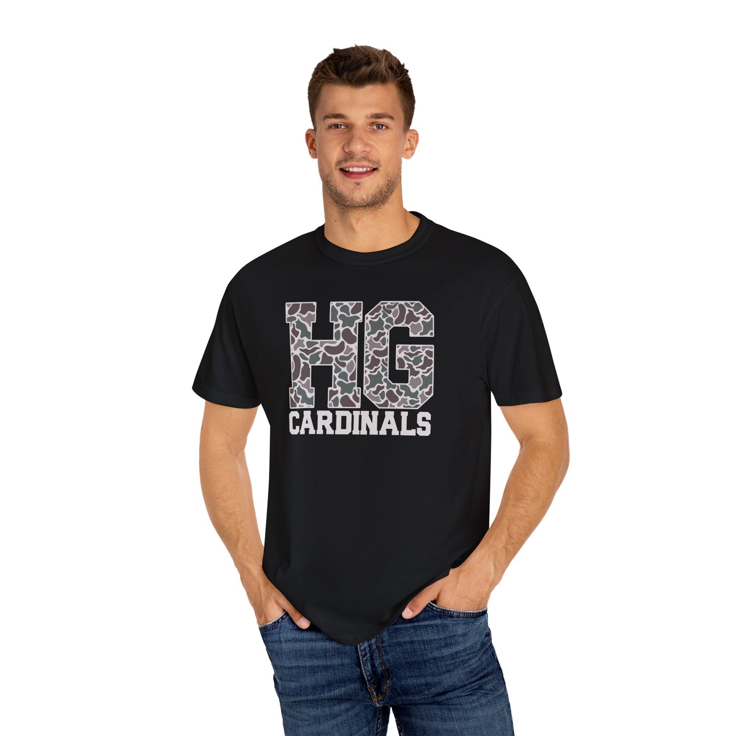 Old School Camo HG Cardinals - Comfort Colors T Shirt
